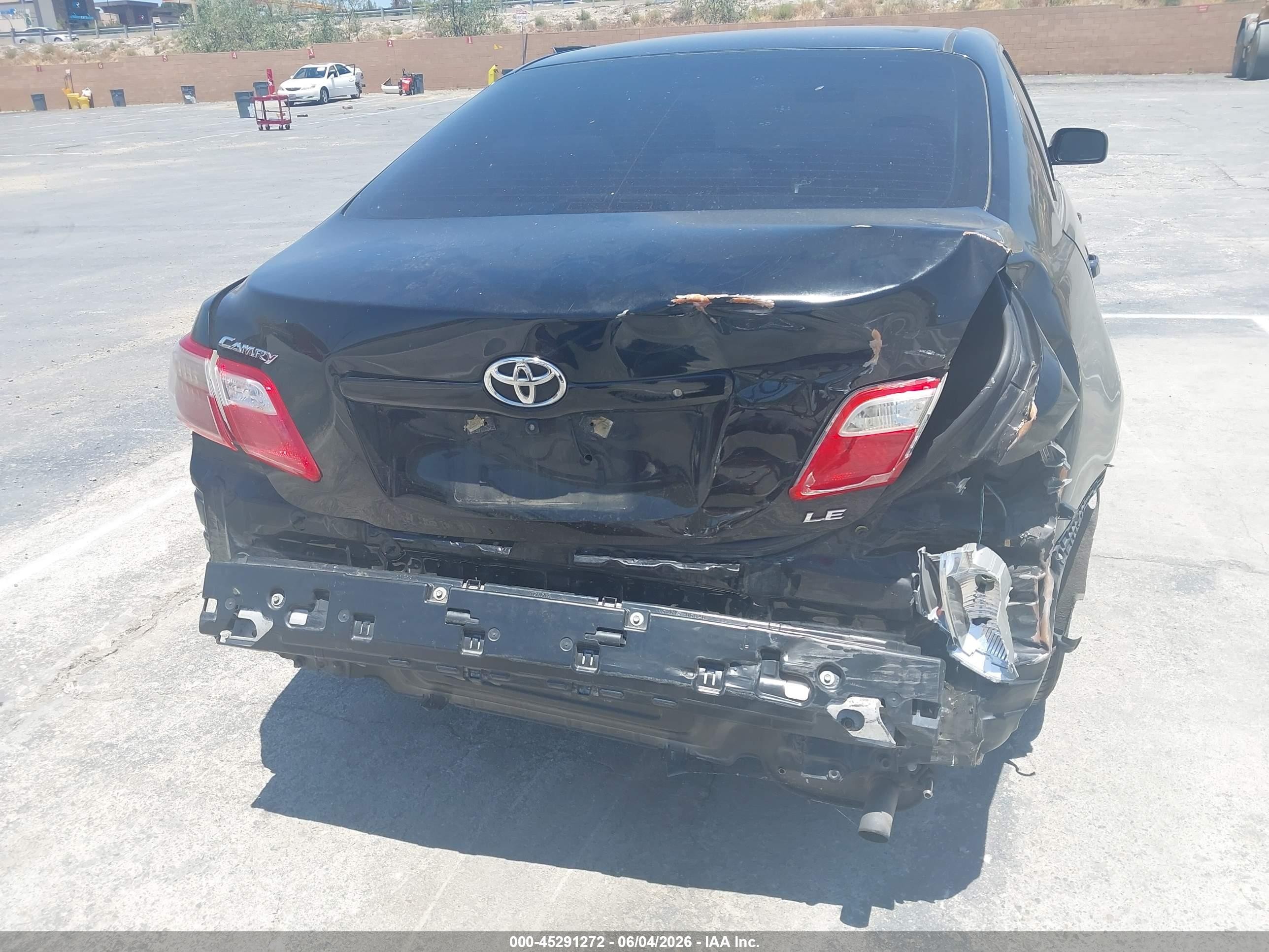 2009 Toyota Camry Le Black vin: 4T4BE46K69R082298