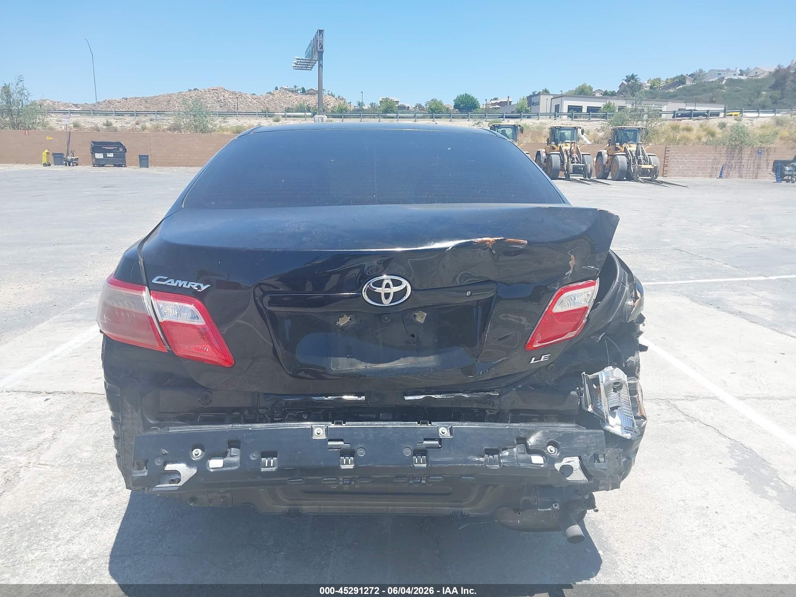 2009 Toyota Camry Le Black vin: 4T4BE46K69R082298