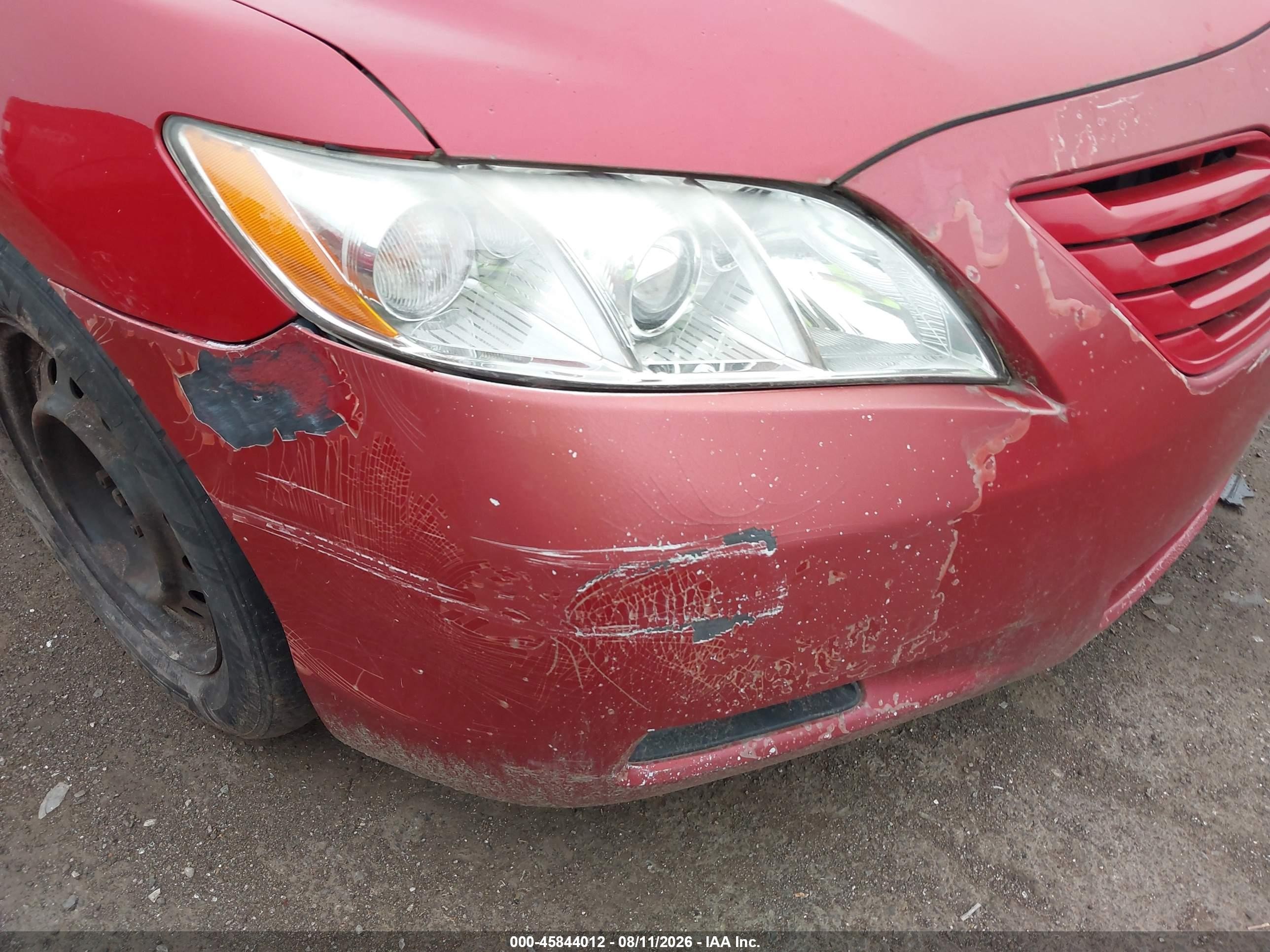2009 Toyota Camry Le Red vin: 4T4BE46K69R090899