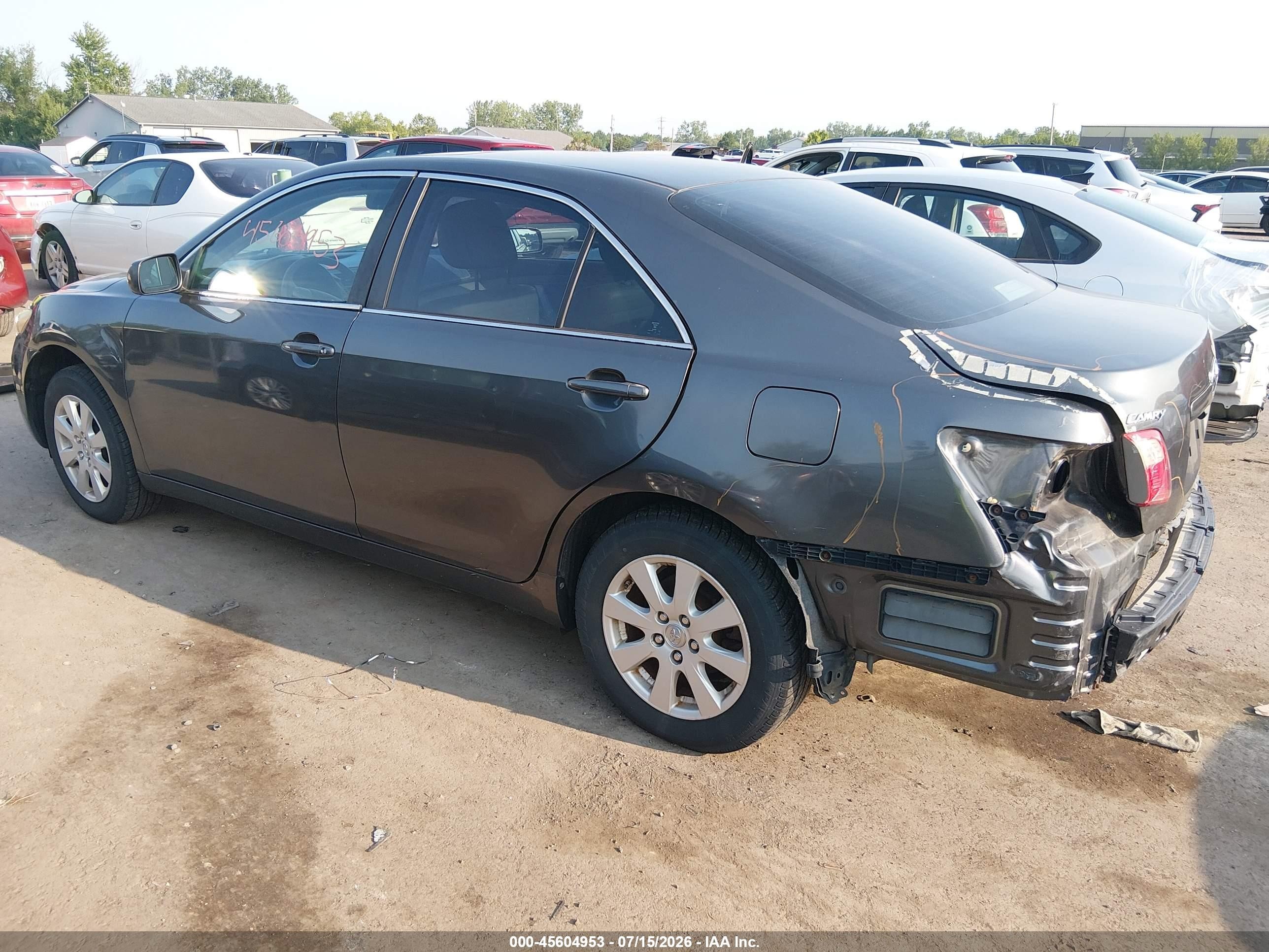 2009 Toyota Camry Xle Gray vin: 4T4BE46K69R105370