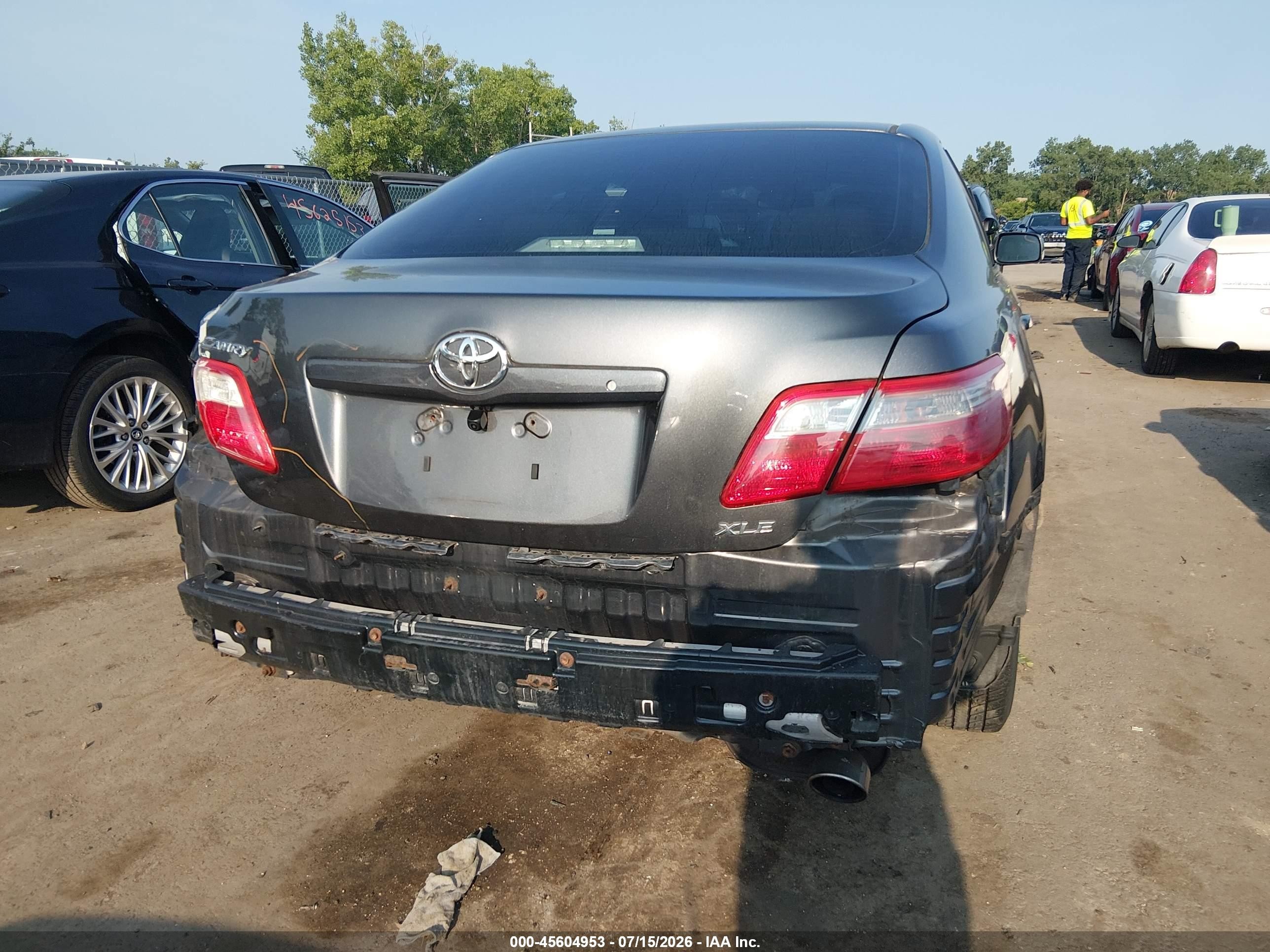 2009 Toyota Camry Xle Gray vin: 4T4BE46K69R105370
