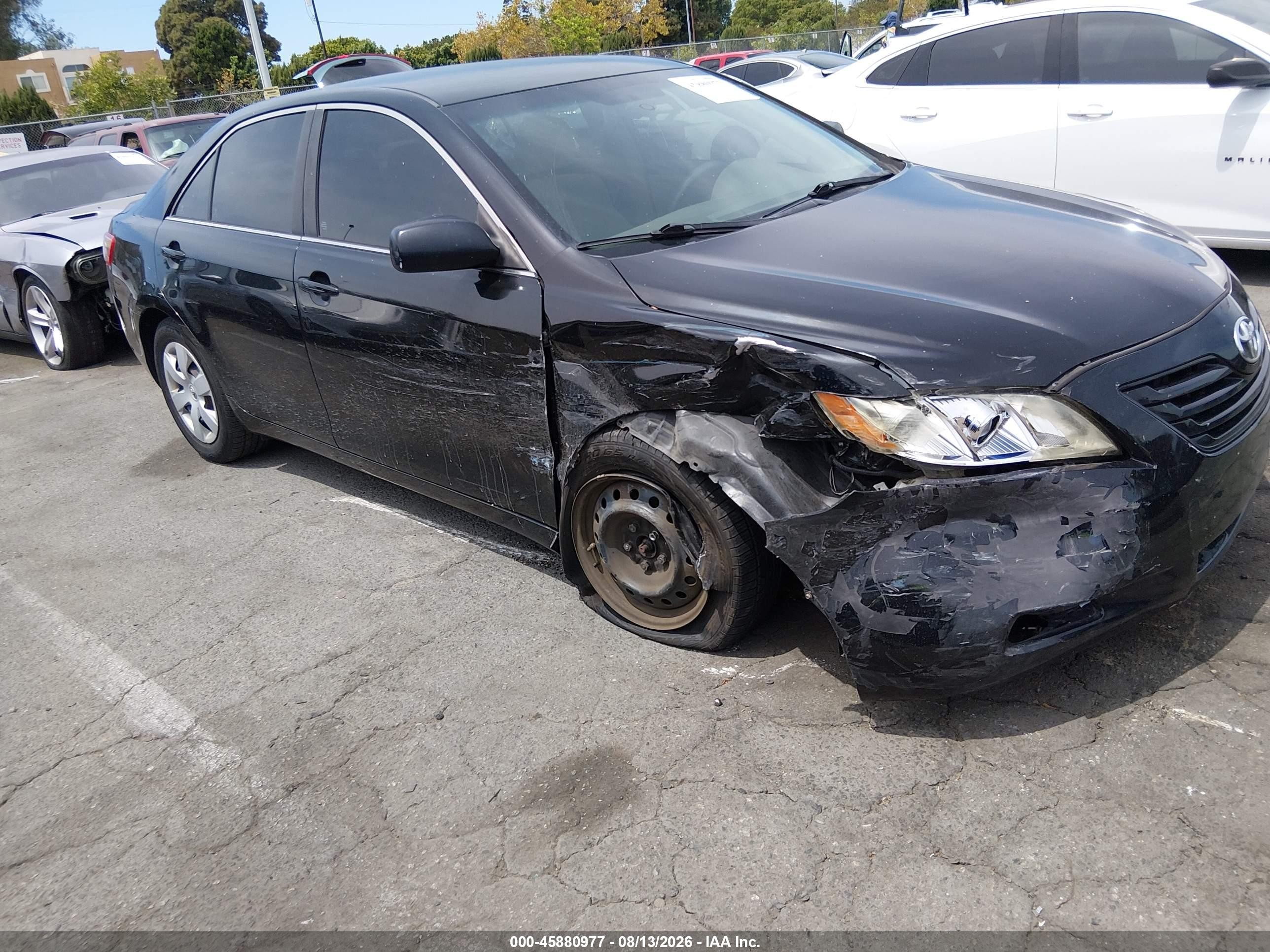 2009 Toyota Camry Le Black vin: 4T4BE46K69R108799
