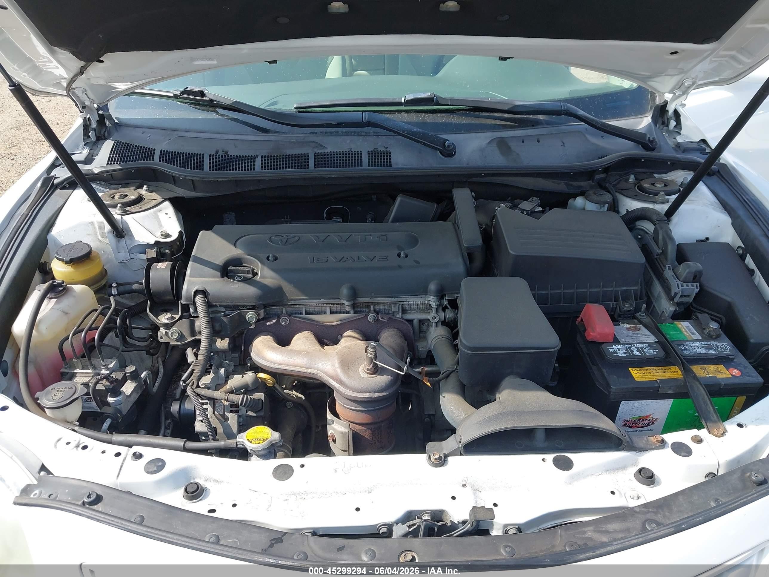 2009 Toyota Camry Le Белый vin: 4T4BE46K69R112450