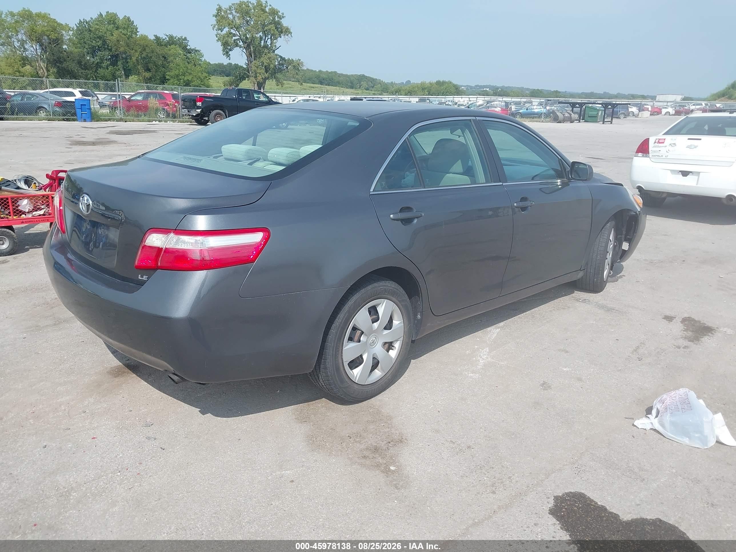 2009 Toyota Camry Le Gray vin: 4T4BE46K69R123321