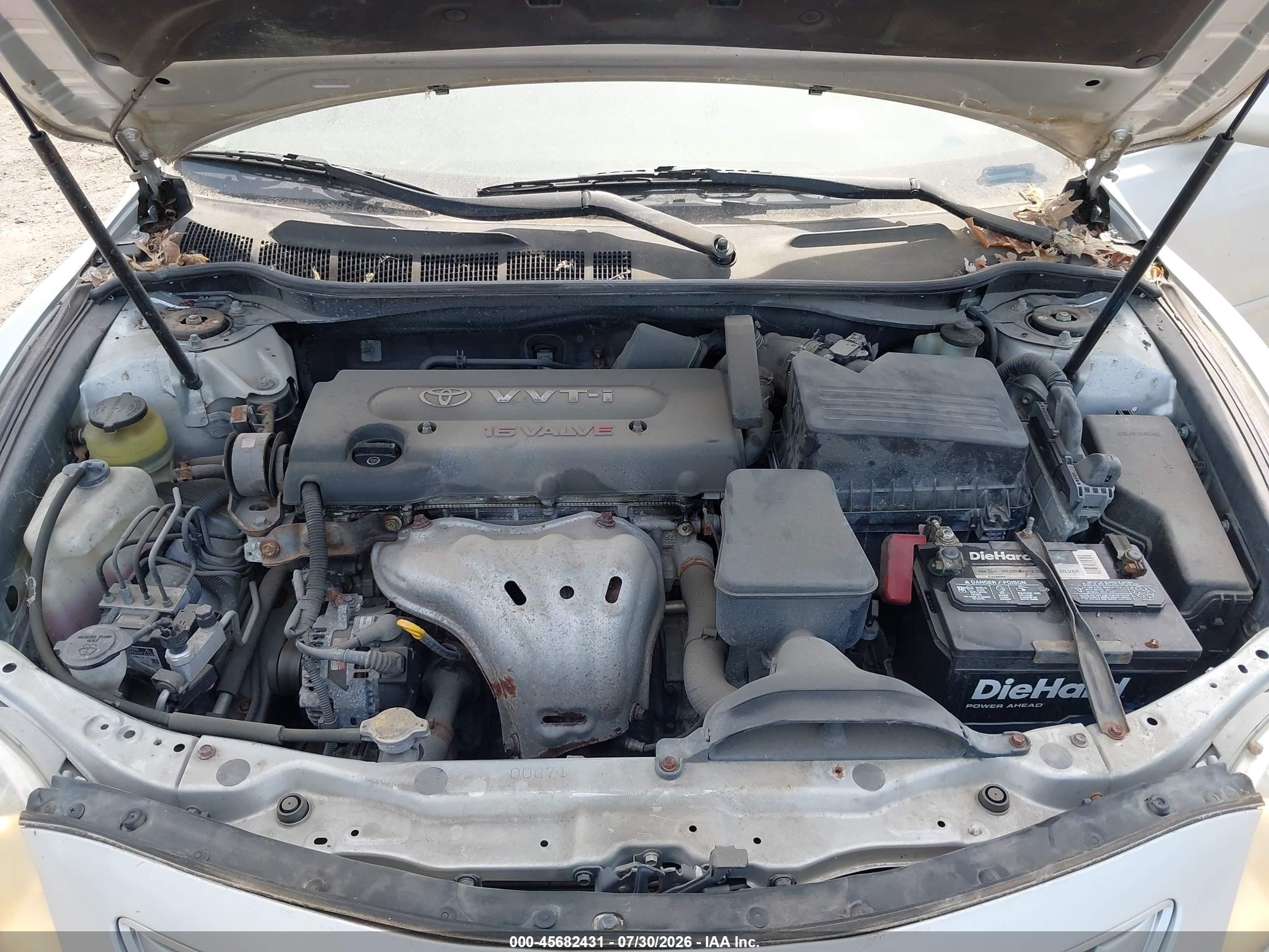 2007 Toyota Camry Le Gray vin: 4T4BE46K77R001791
