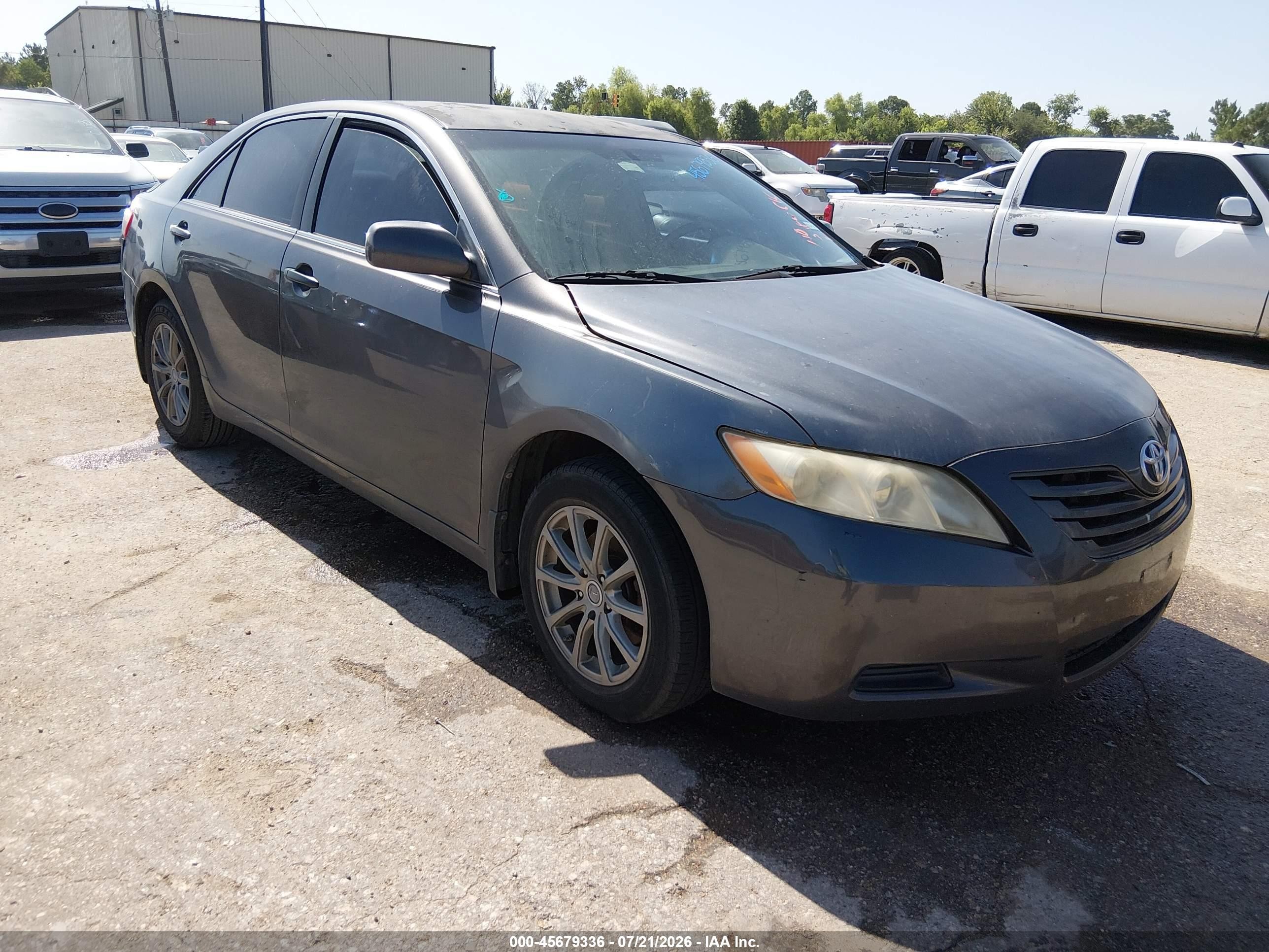 2007 Toyota Camry Le Gray vin: 4T4BE46K77R002620
