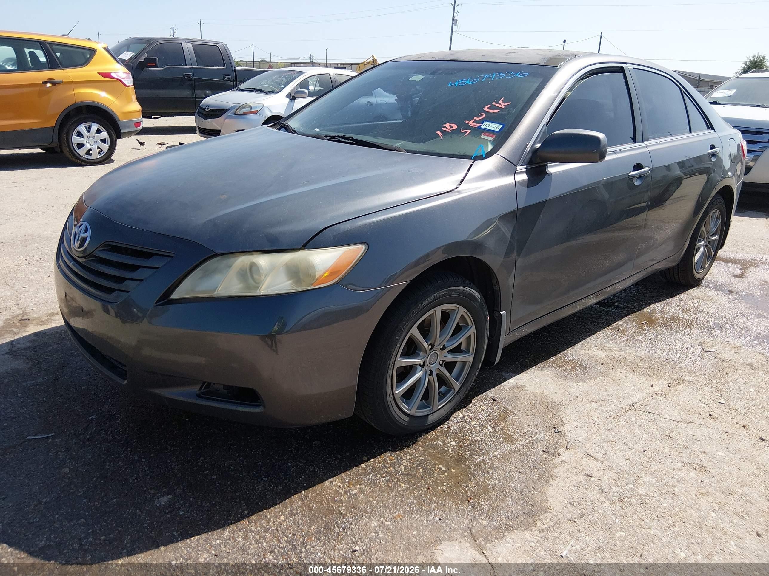 2007 Toyota Camry Le Gray vin: 4T4BE46K77R002620