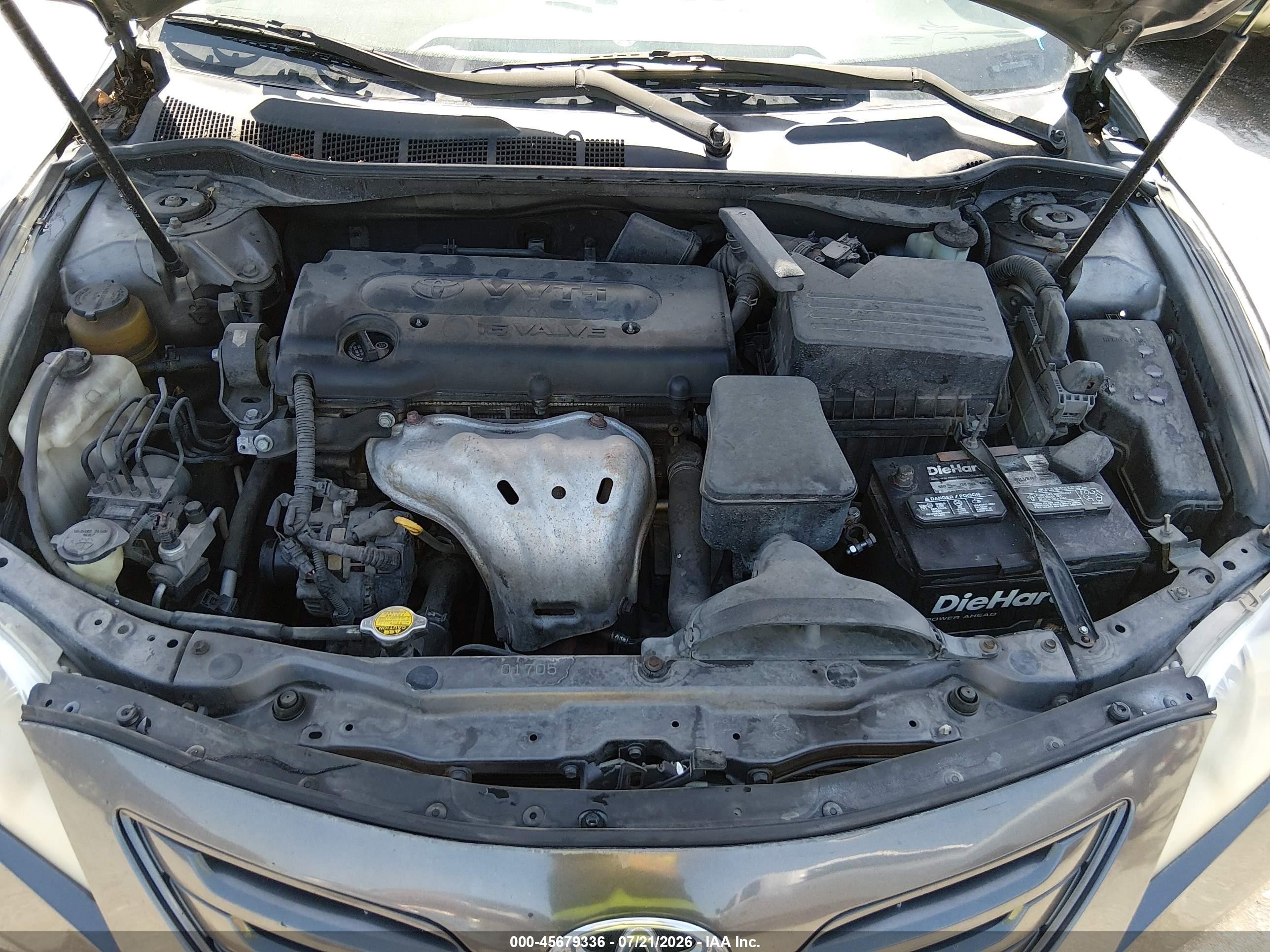 2007 Toyota Camry Le Gray vin: 4T4BE46K77R002620