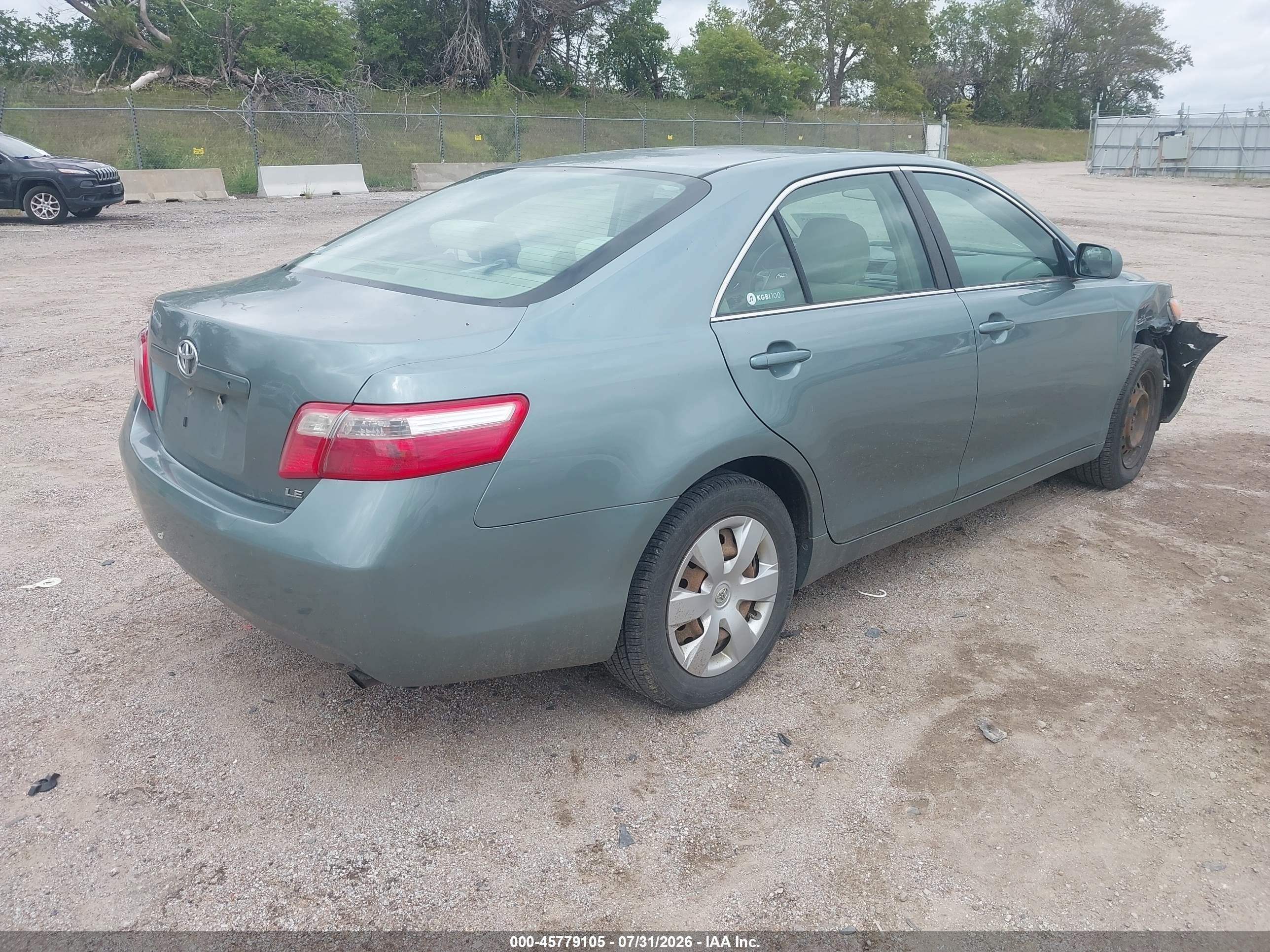 2008 Toyota Camry Le Gray vin: 4T4BE46K78R015630
