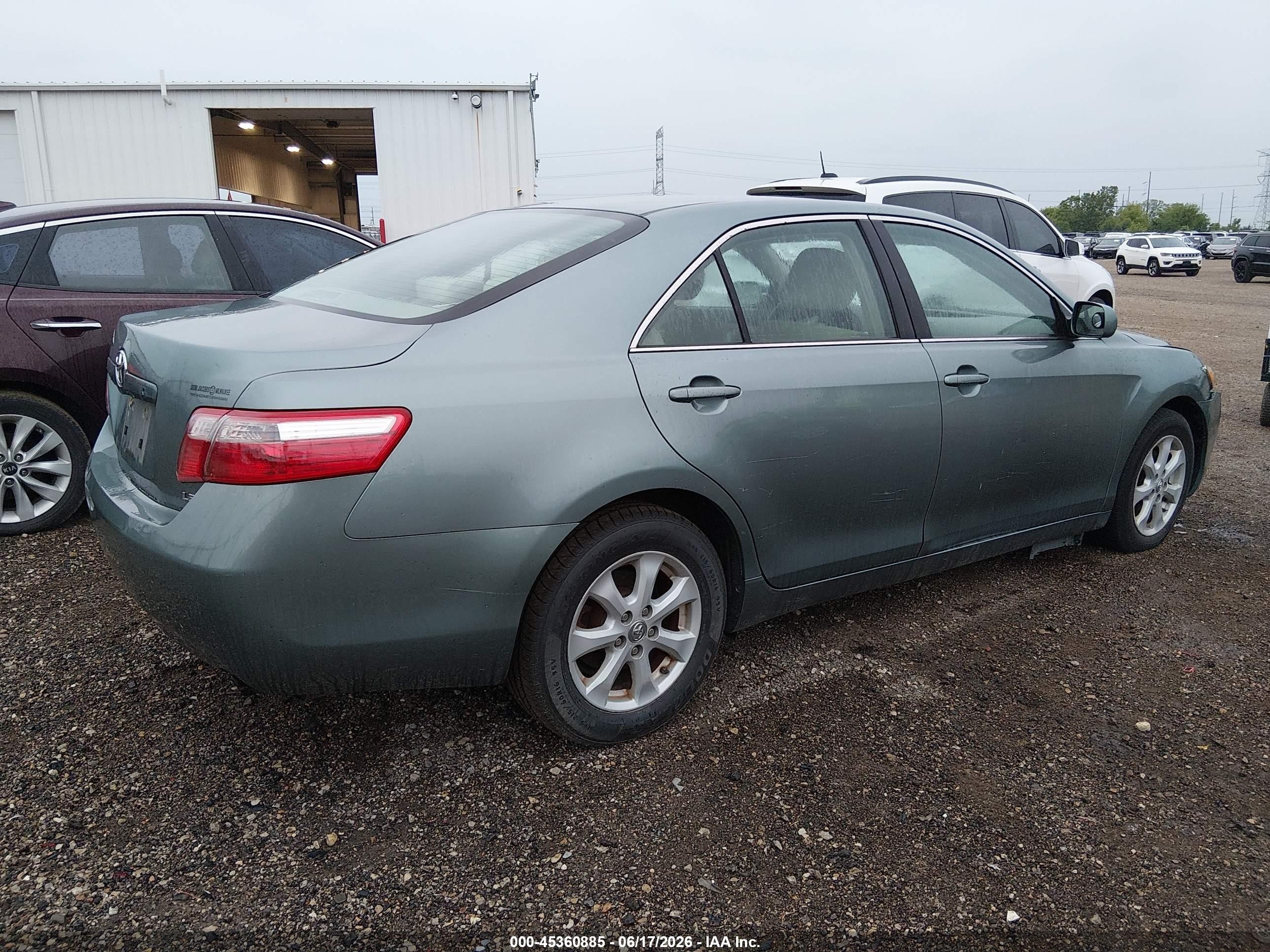 2008 Toyota Camry Le Green vin: 4T4BE46K78R020973