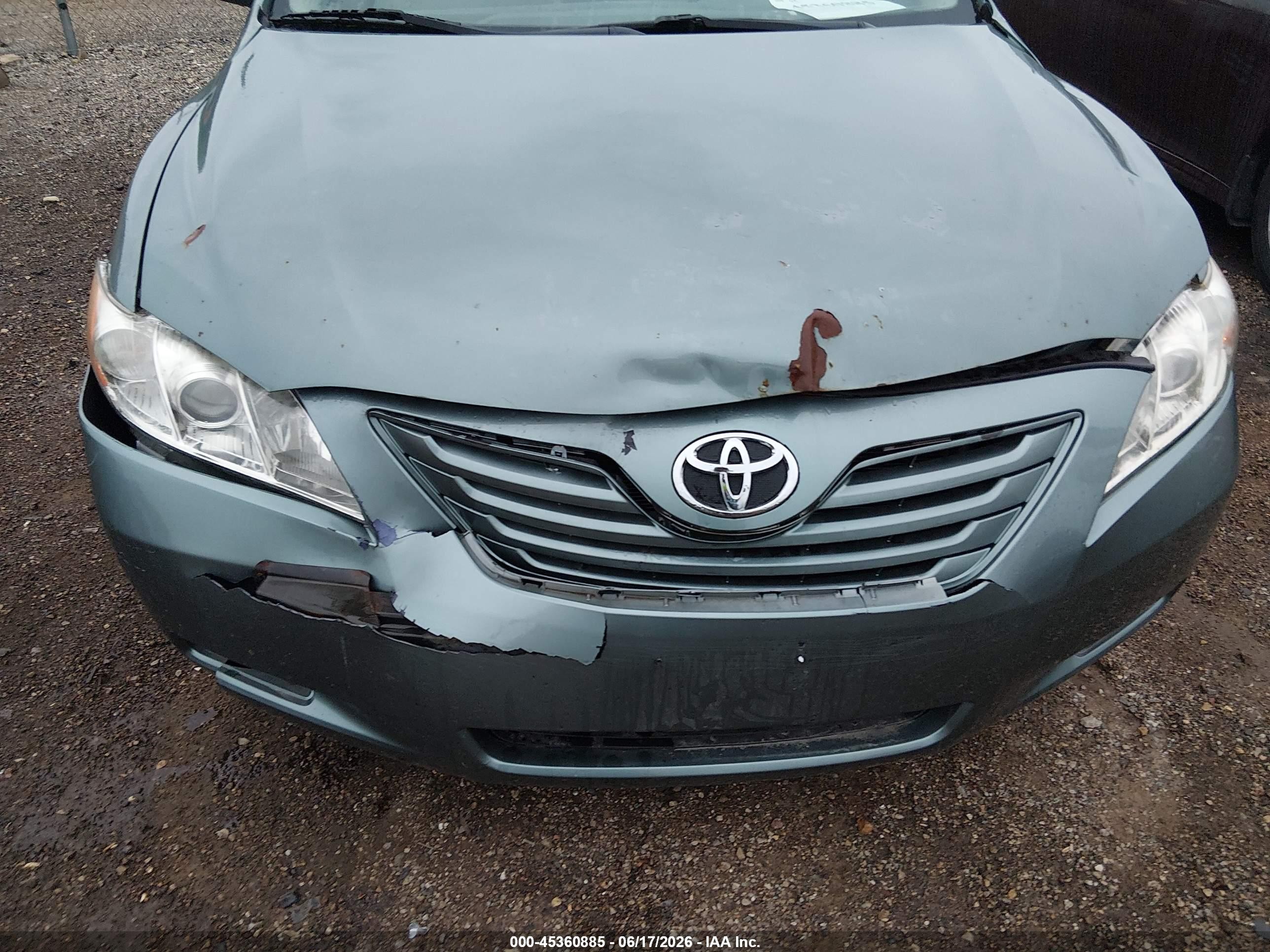 2008 Toyota Camry Le Green vin: 4T4BE46K78R020973