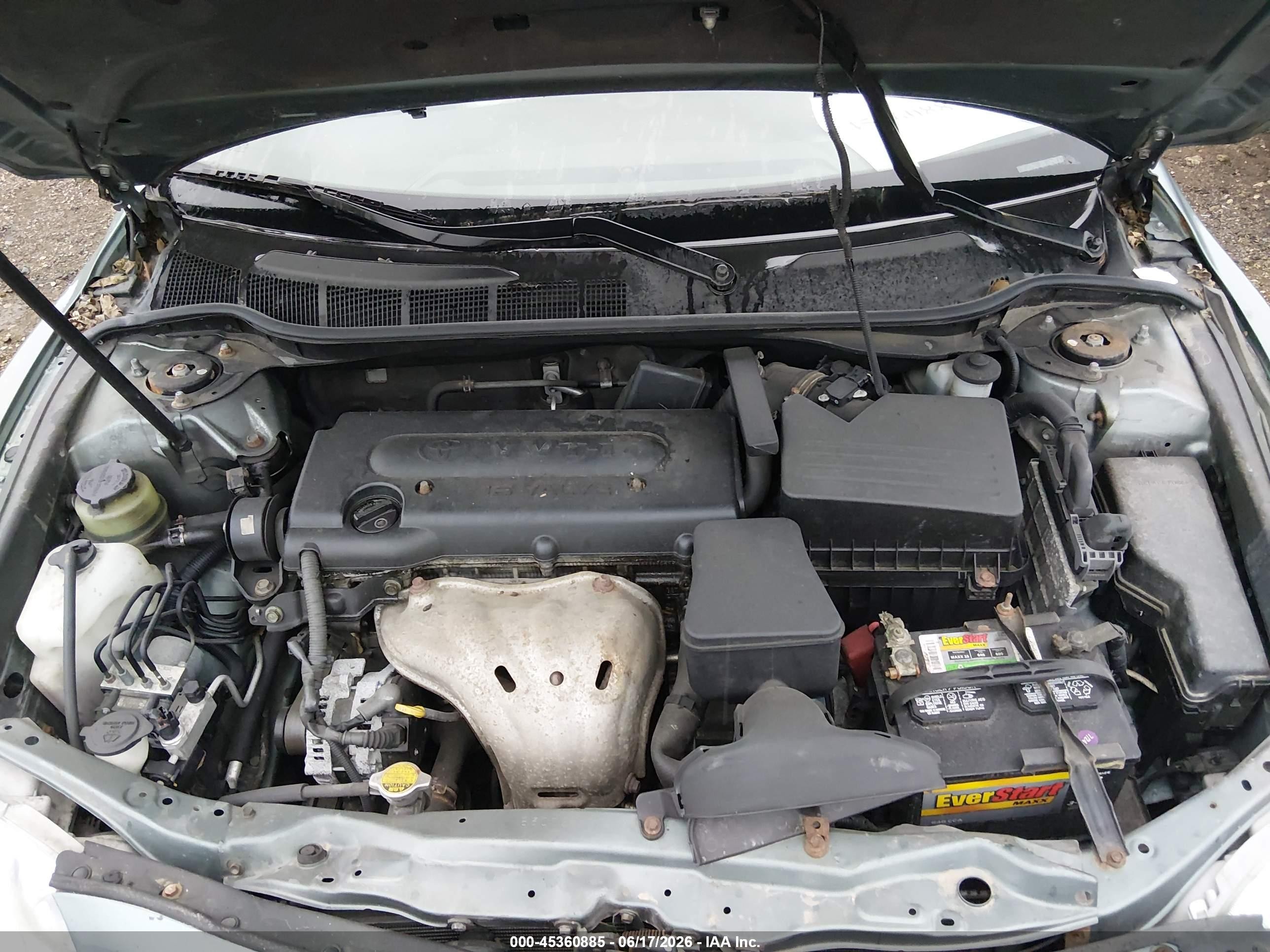 2008 Toyota Camry Le Green vin: 4T4BE46K78R020973