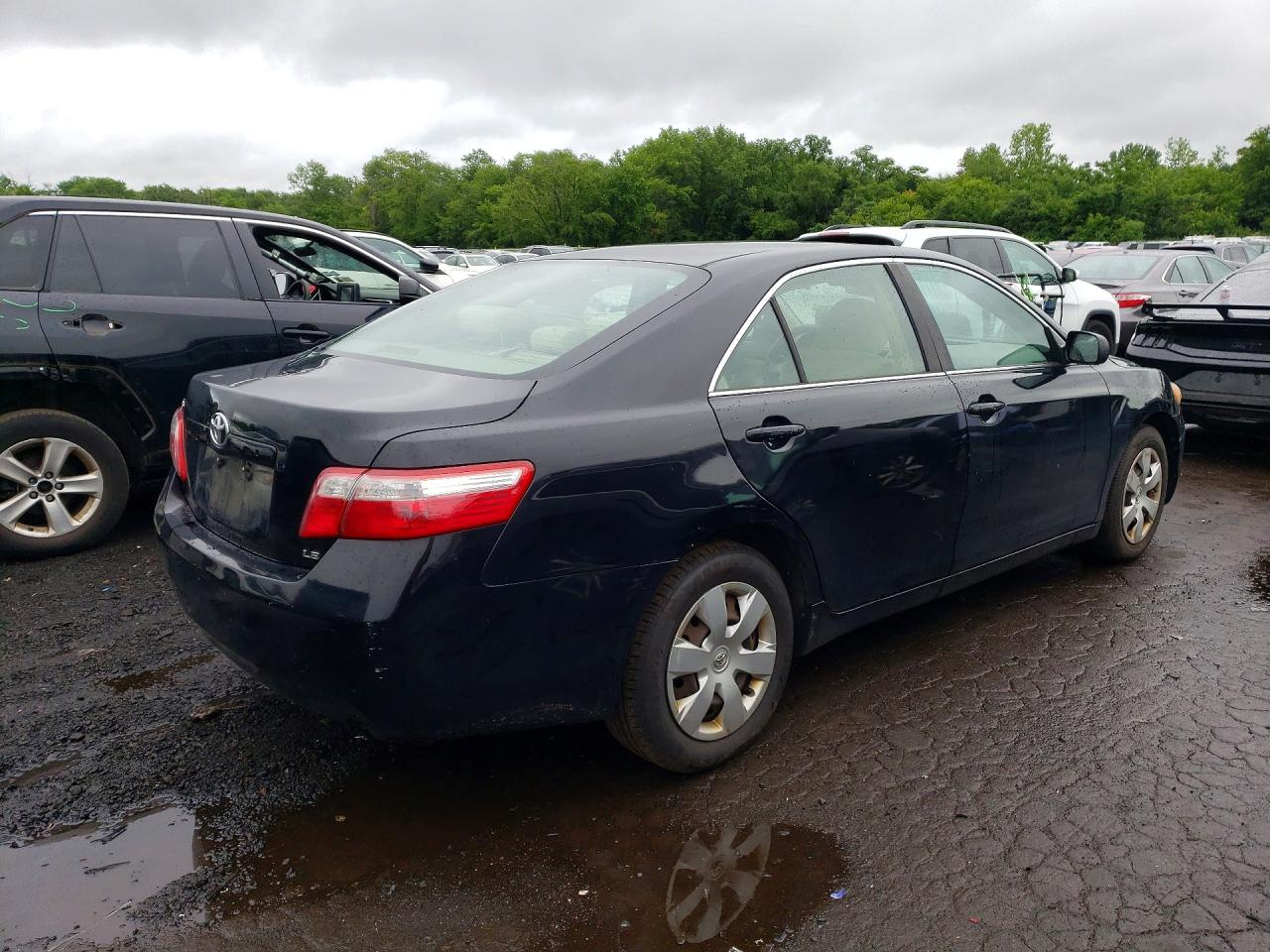 2008 Toyota Camry Le Black vin: 4T4BE46K78R026448