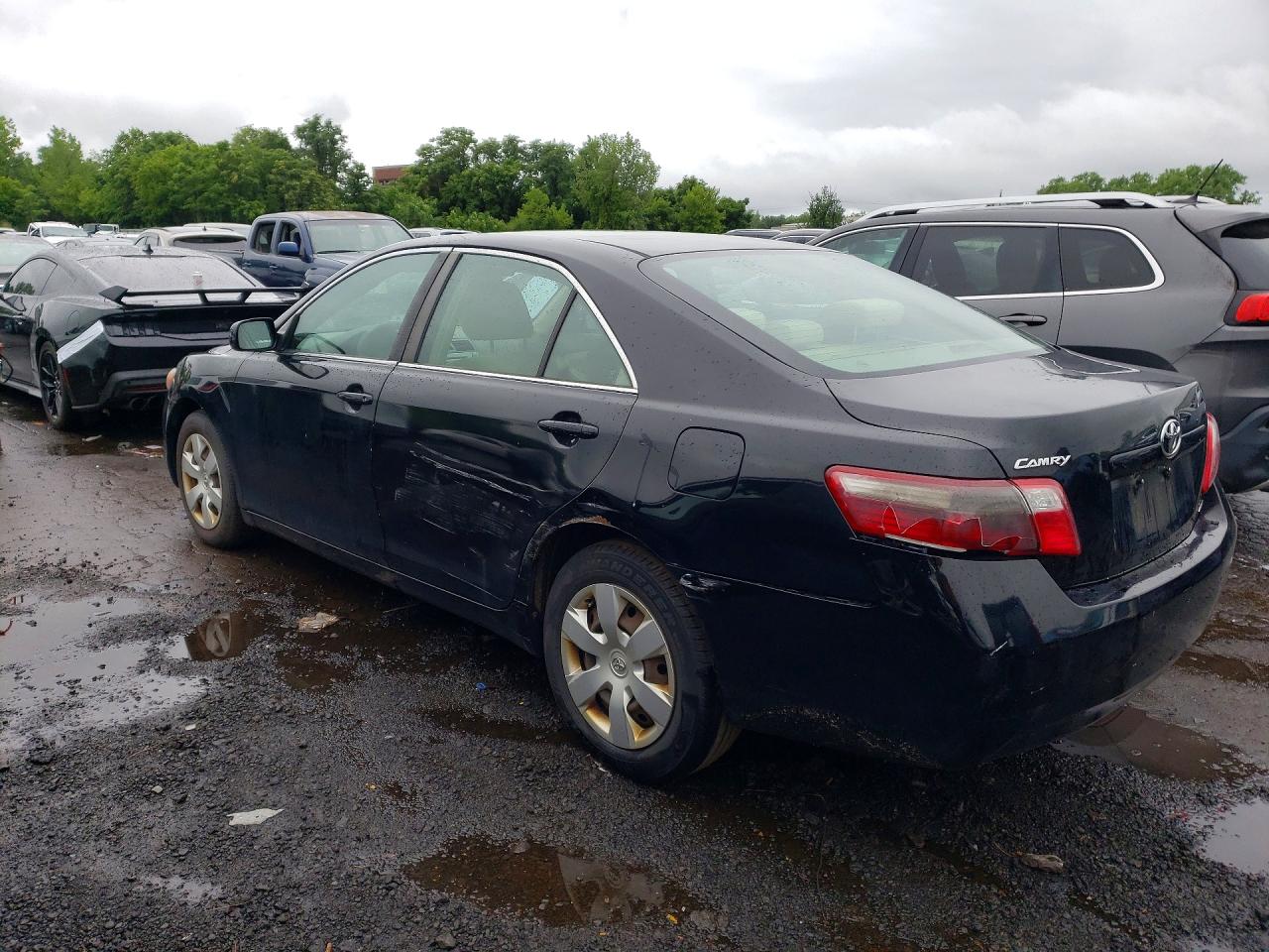 2008 Toyota Camry Le Black vin: 4T4BE46K78R026448