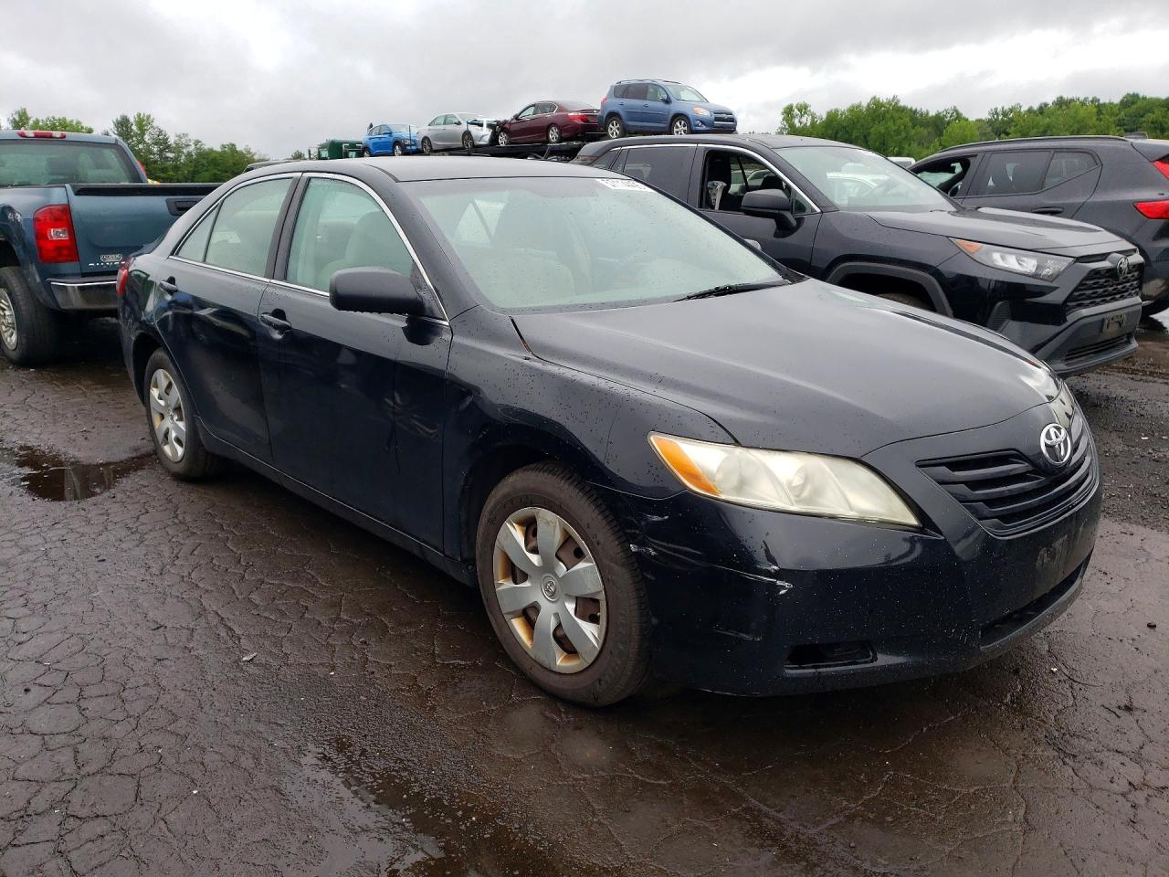 2008 Toyota Camry Le Black vin: 4T4BE46K78R026448