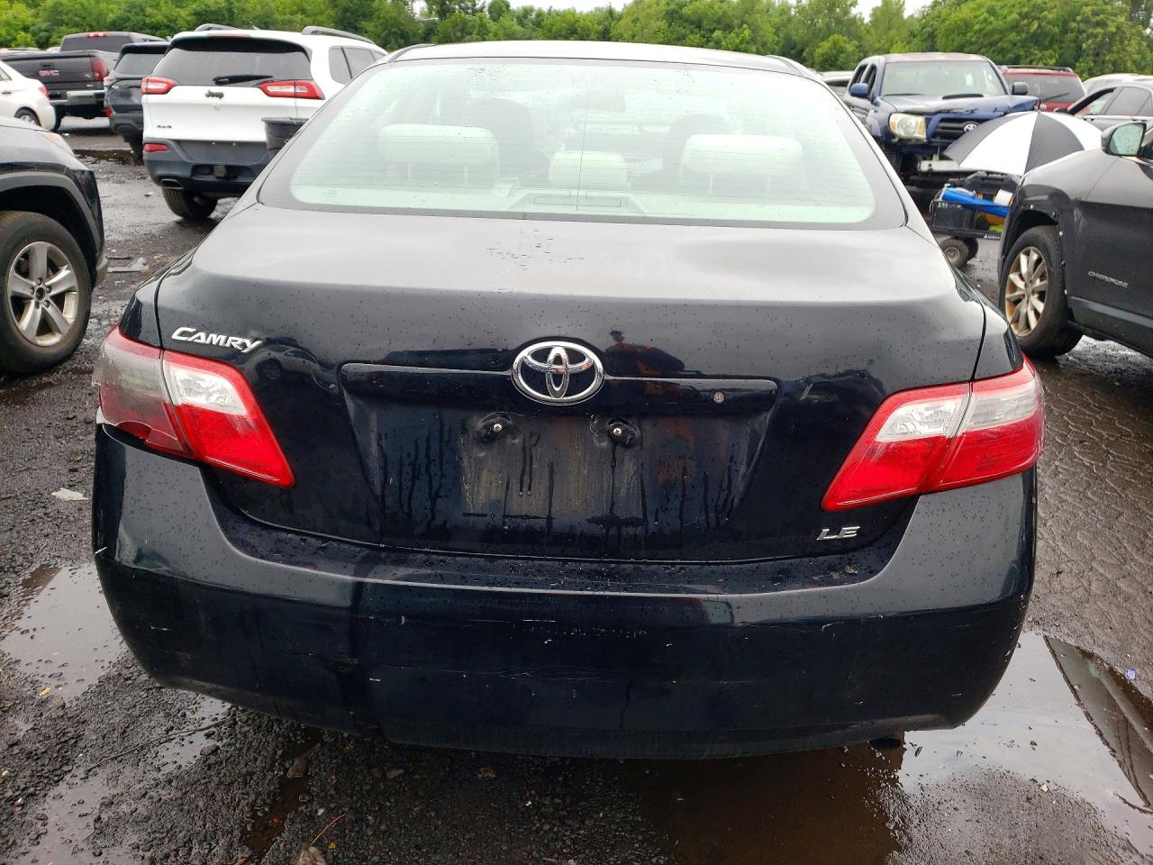 2008 Toyota Camry Le Black vin: 4T4BE46K78R026448