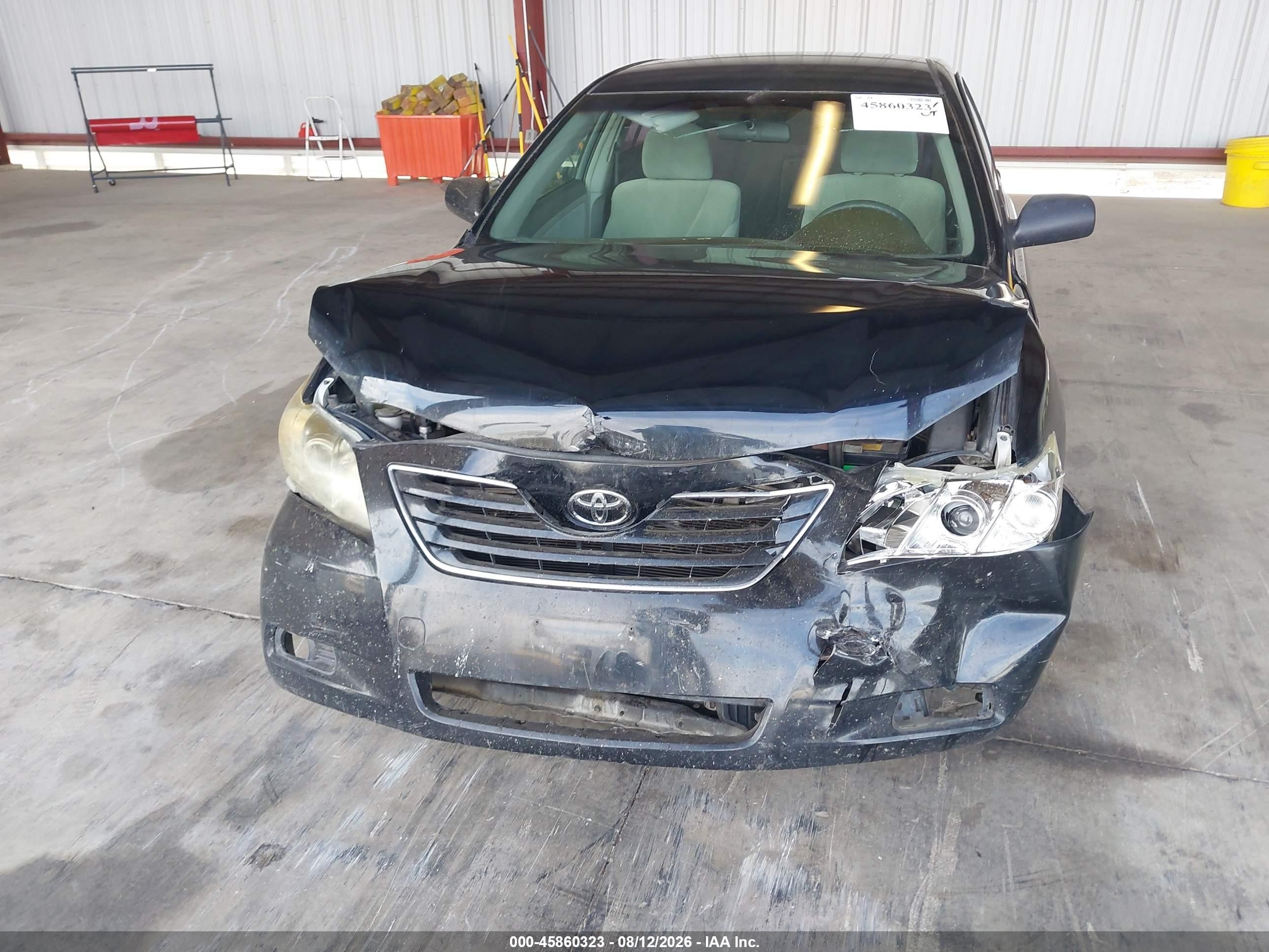 2008 Toyota Camry Le Black vin: 4T4BE46K78R032136