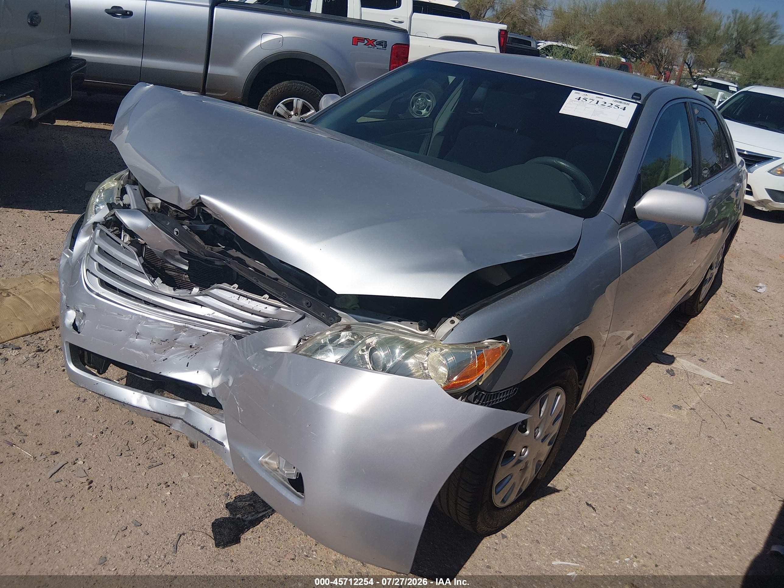2008 Toyota Camry Le Серебряный vin: 4T4BE46K78R041290