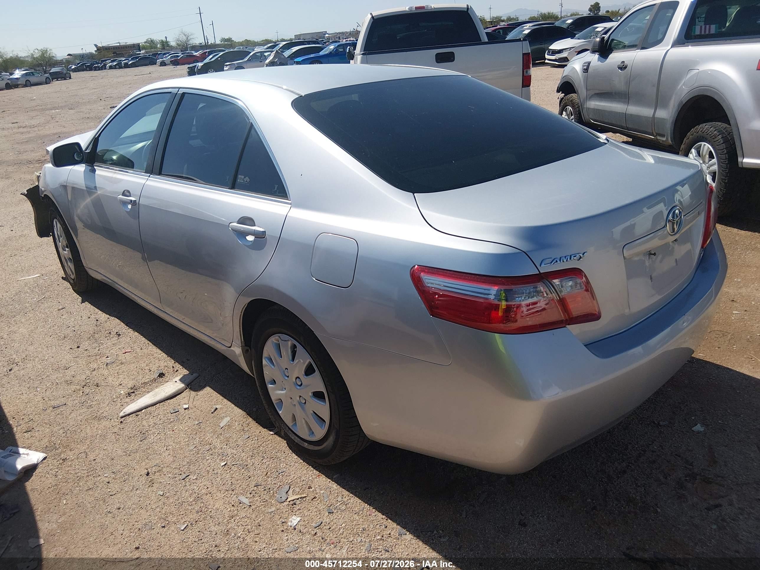 2008 Toyota Camry Le Серебряный vin: 4T4BE46K78R041290