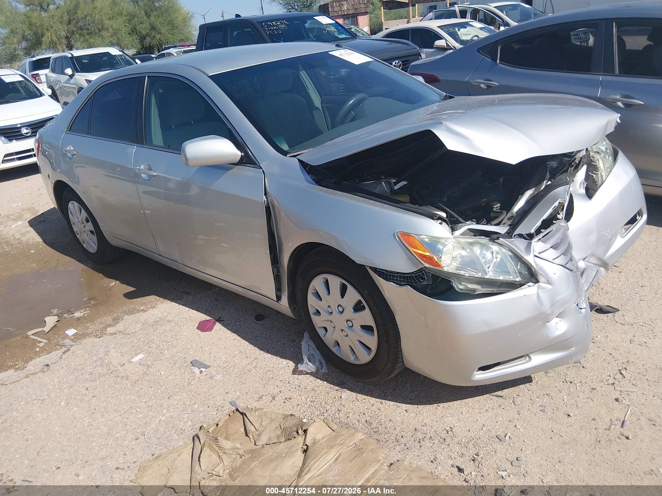 2008 Toyota Camry Le Серебряный vin: 4T4BE46K78R041290