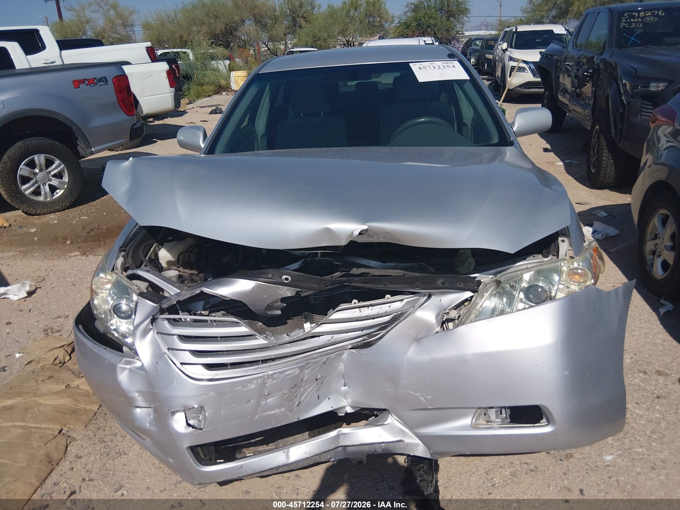 2008 Toyota Camry Le Серебряный vin: 4T4BE46K78R041290