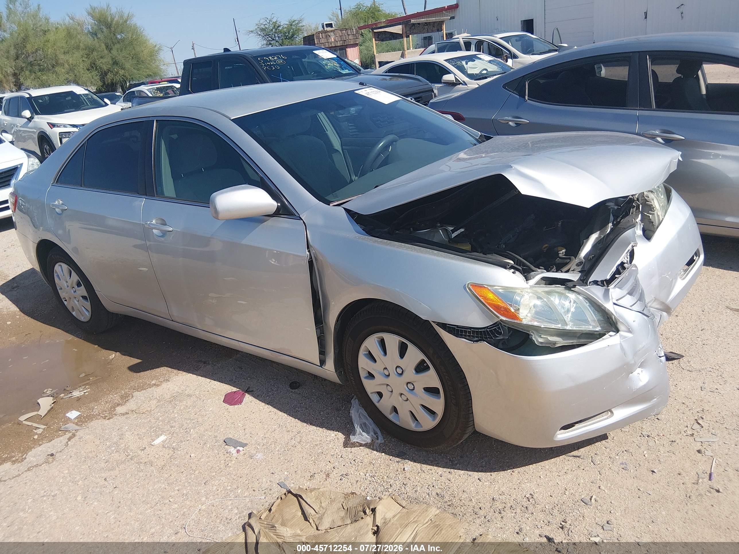 2008 Toyota Camry Le Серебряный vin: 4T4BE46K78R041290