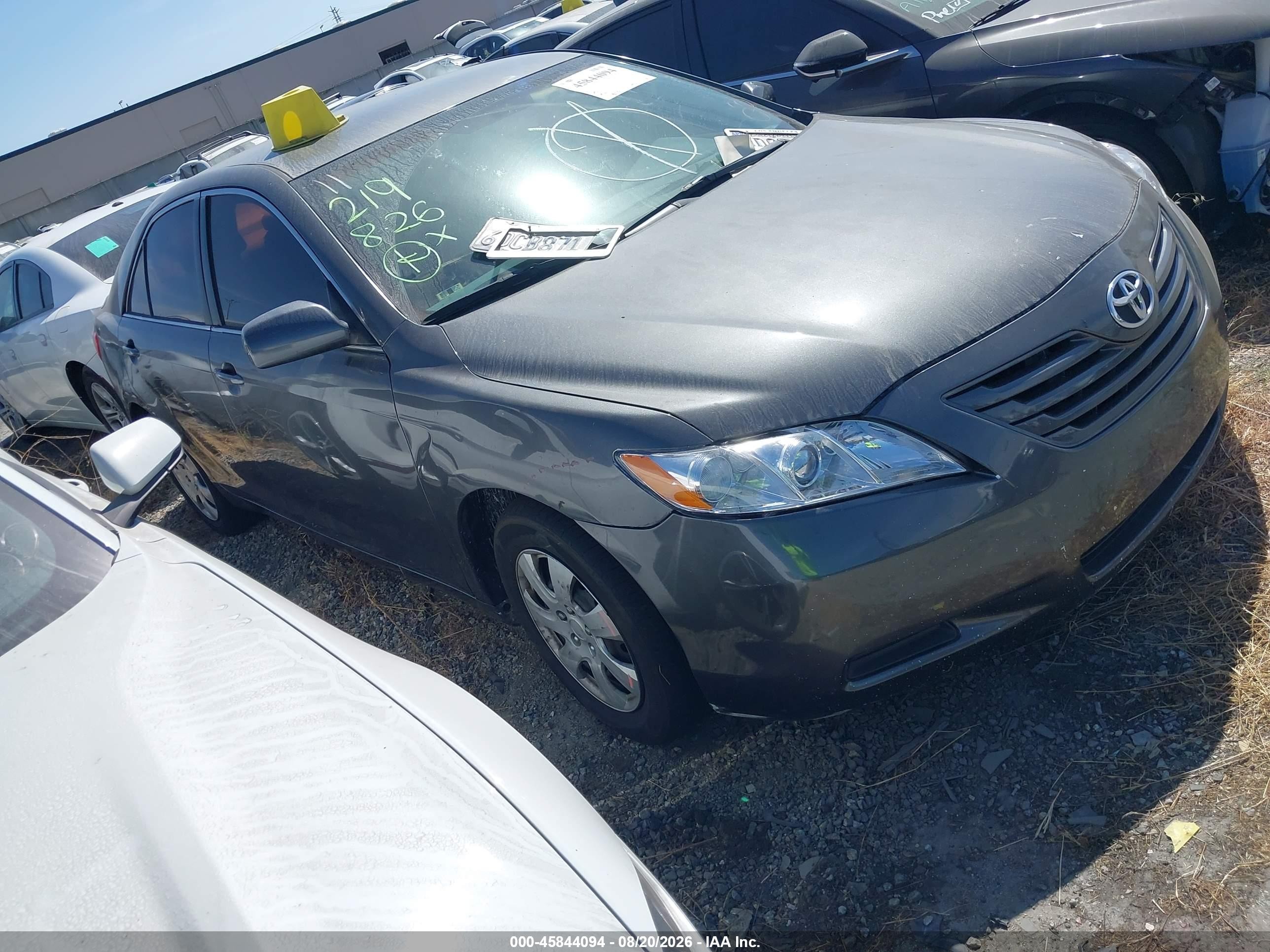 2008 Toyota Camry Le Серый vin: 4T4BE46K78R043458