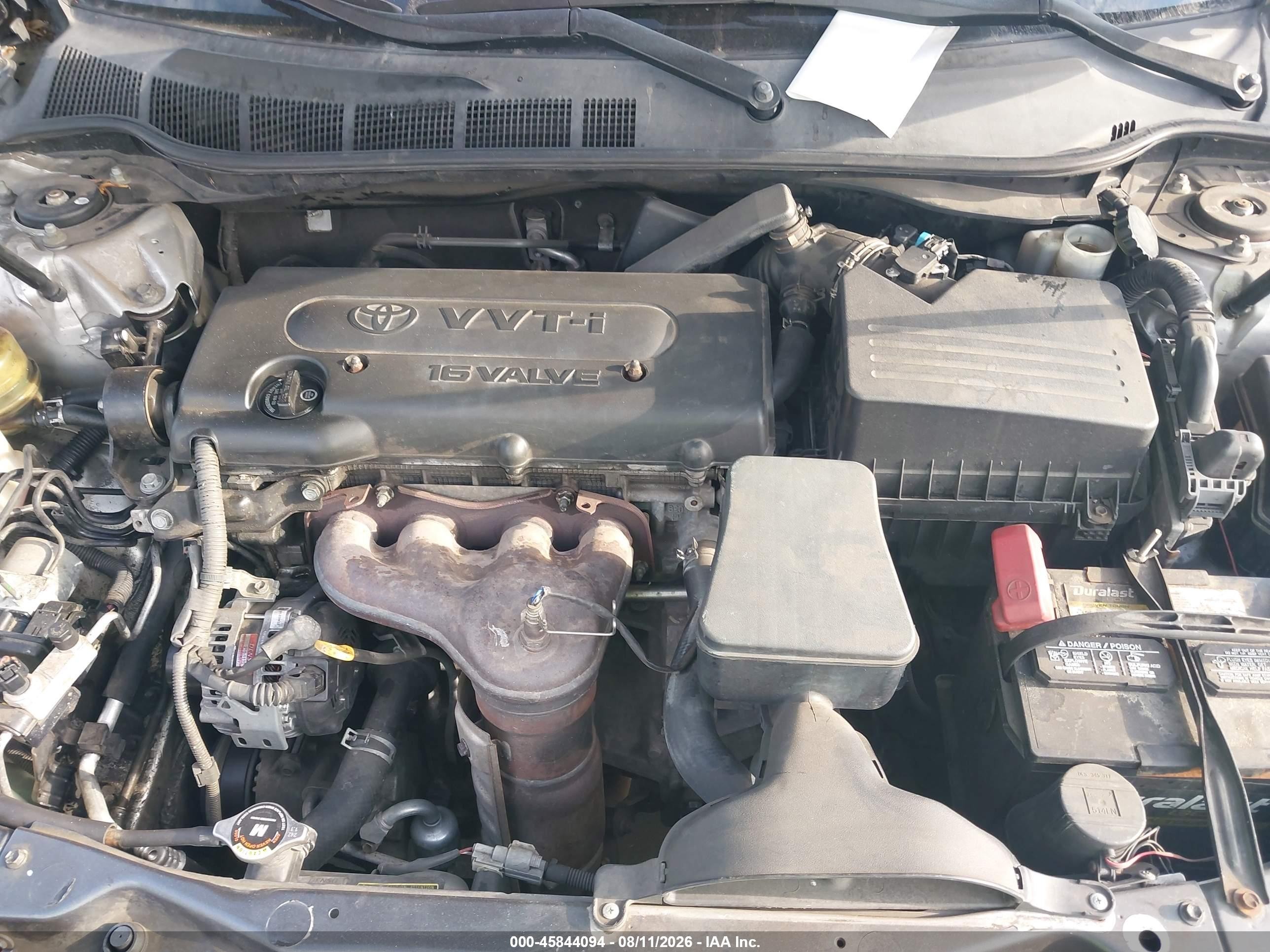 2008 Toyota Camry Le Серый vin: 4T4BE46K78R043458