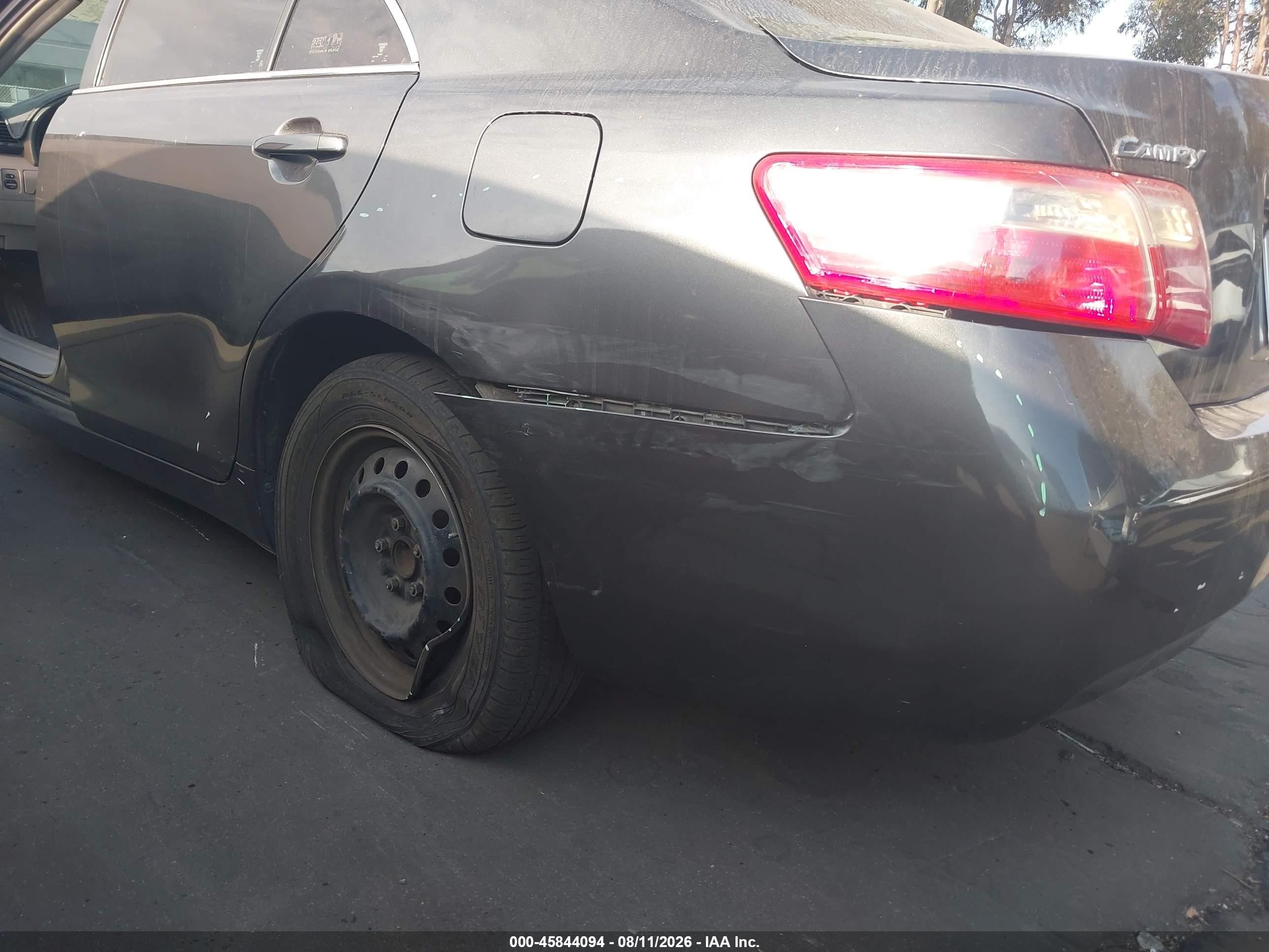 2008 Toyota Camry Le Серый vin: 4T4BE46K78R043458