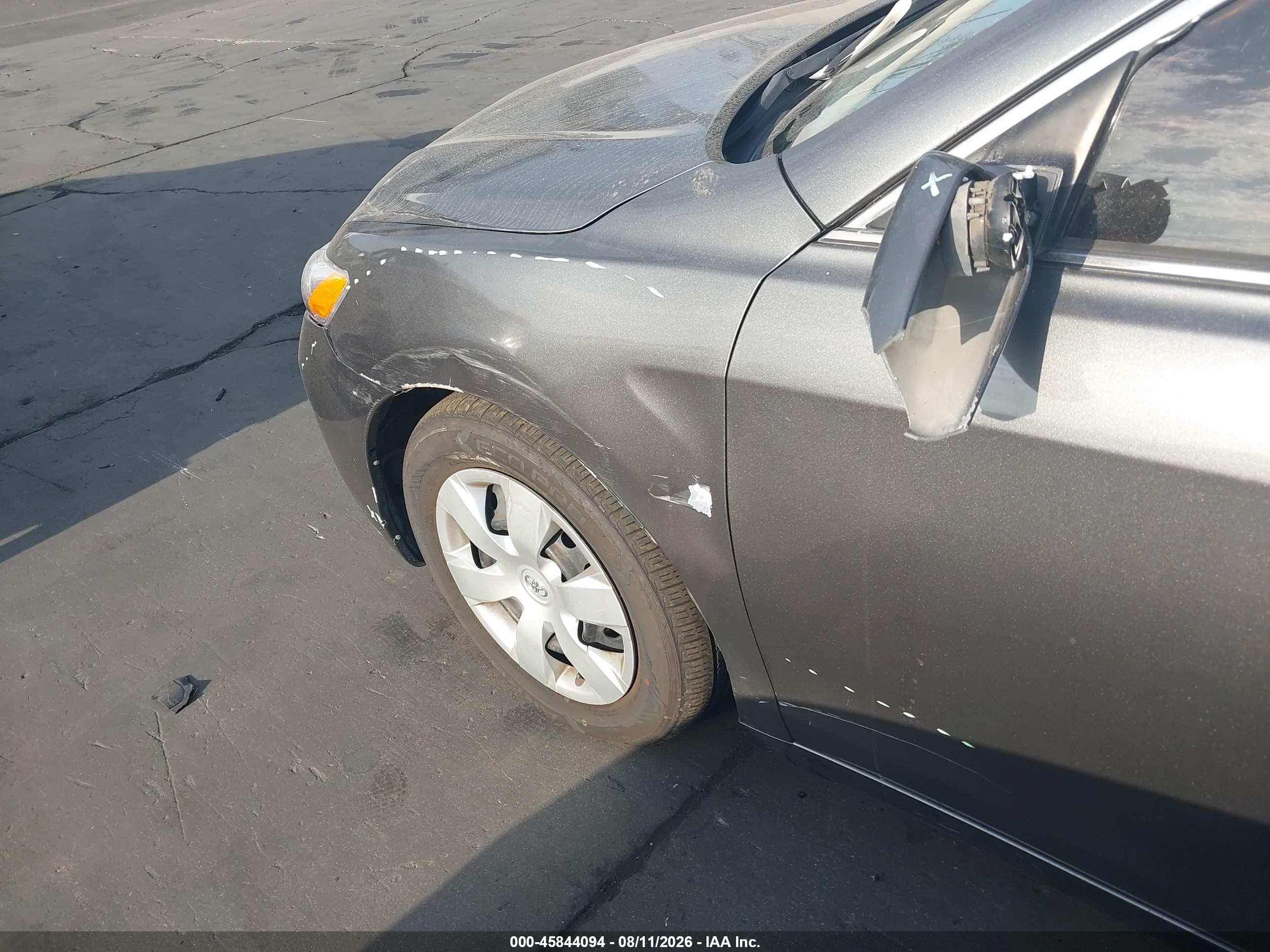 2008 Toyota Camry Le Серый vin: 4T4BE46K78R043458