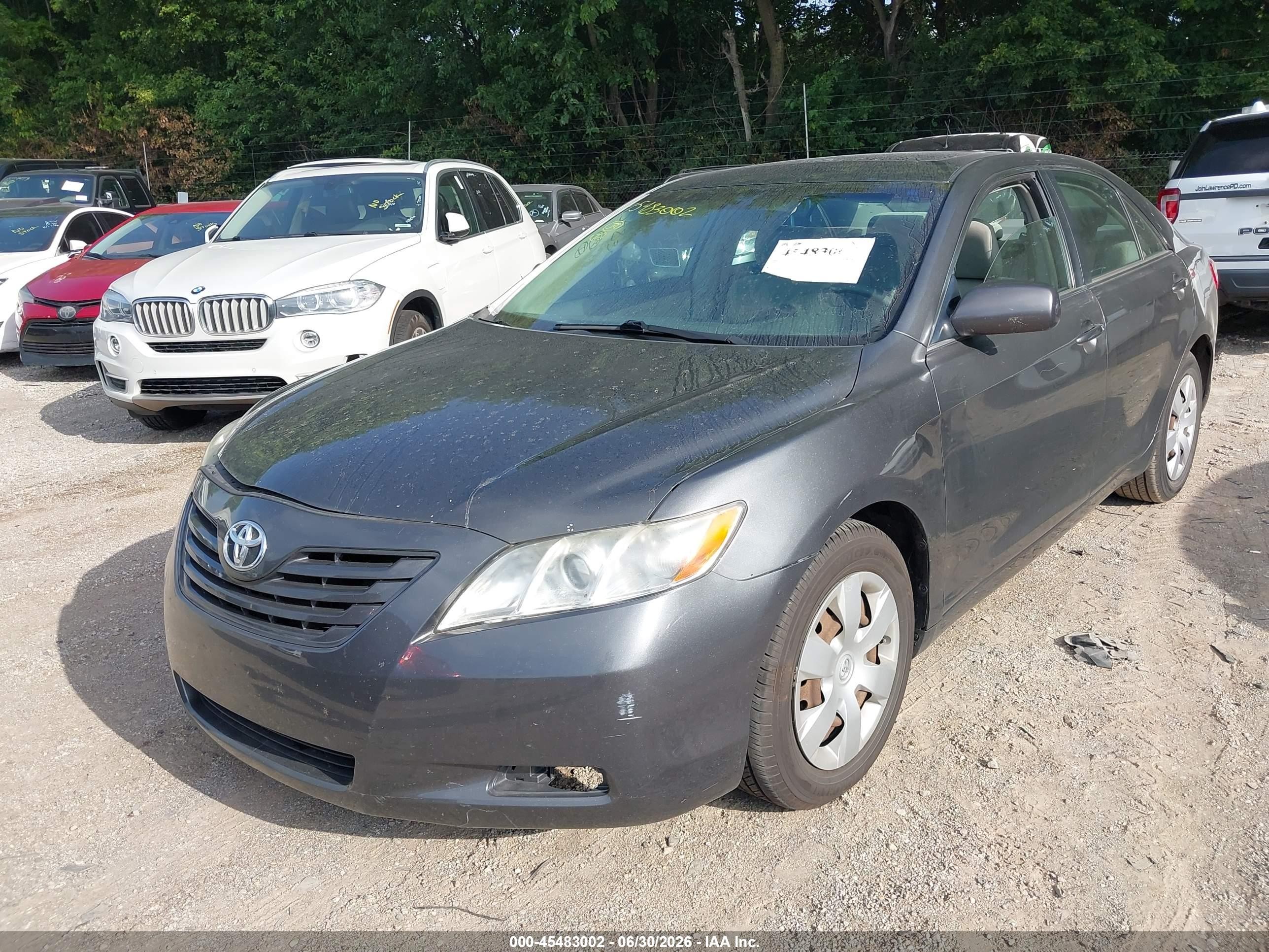 2008 Toyota Camry Le Gray vin: 4T4BE46K78R046974