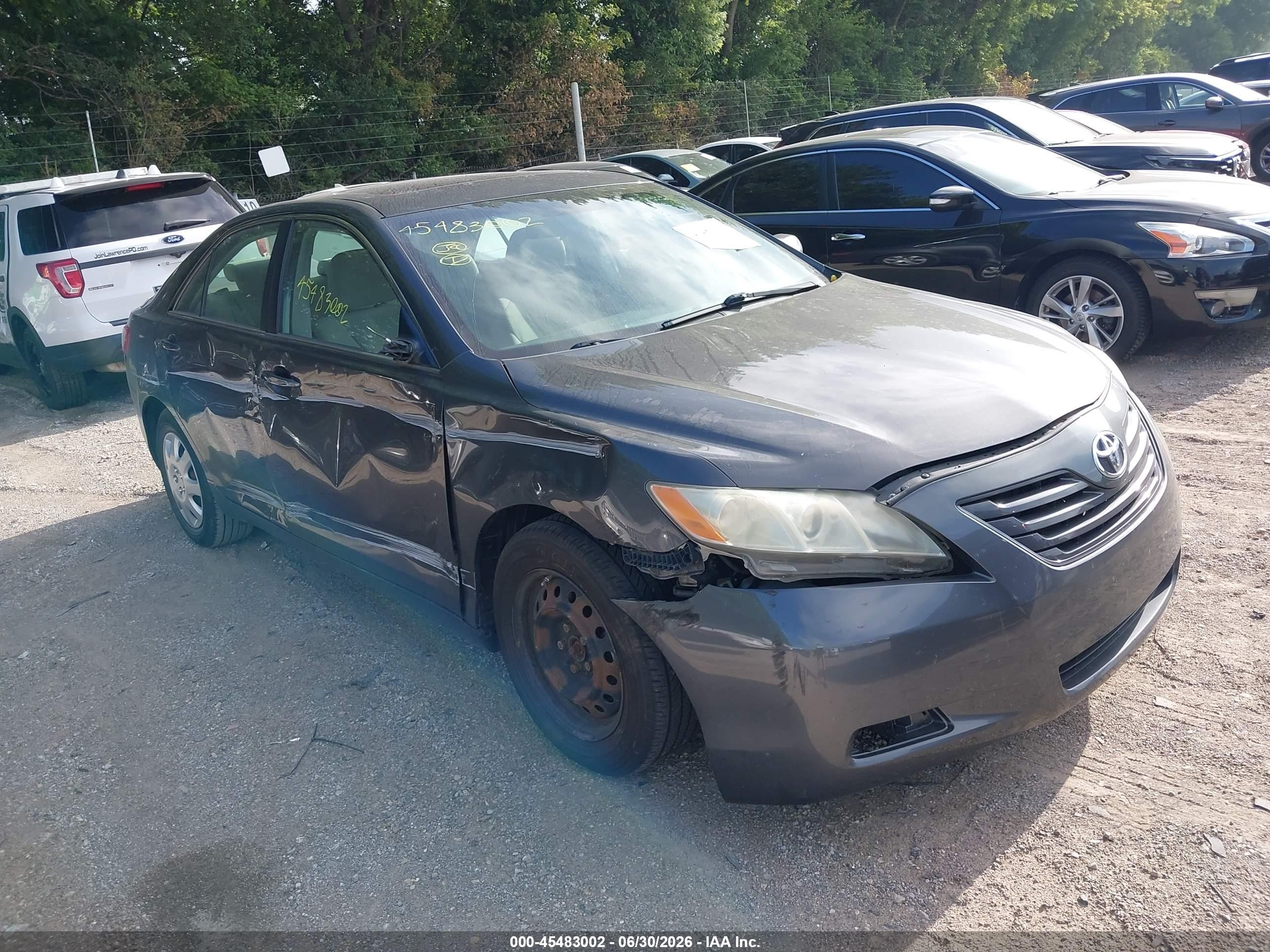 2008 Toyota Camry Le Gray vin: 4T4BE46K78R046974