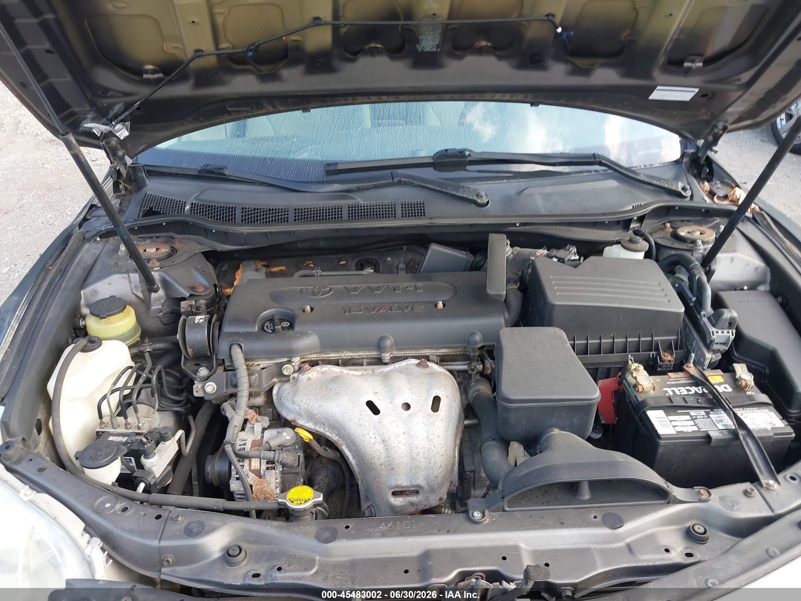 2008 Toyota Camry Le Gray vin: 4T4BE46K78R046974
