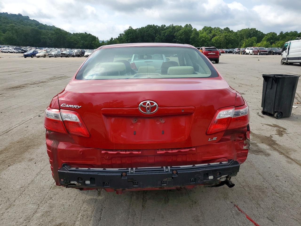 2009 Toyota Camry Le Red vin: 4T4BE46K79R056437