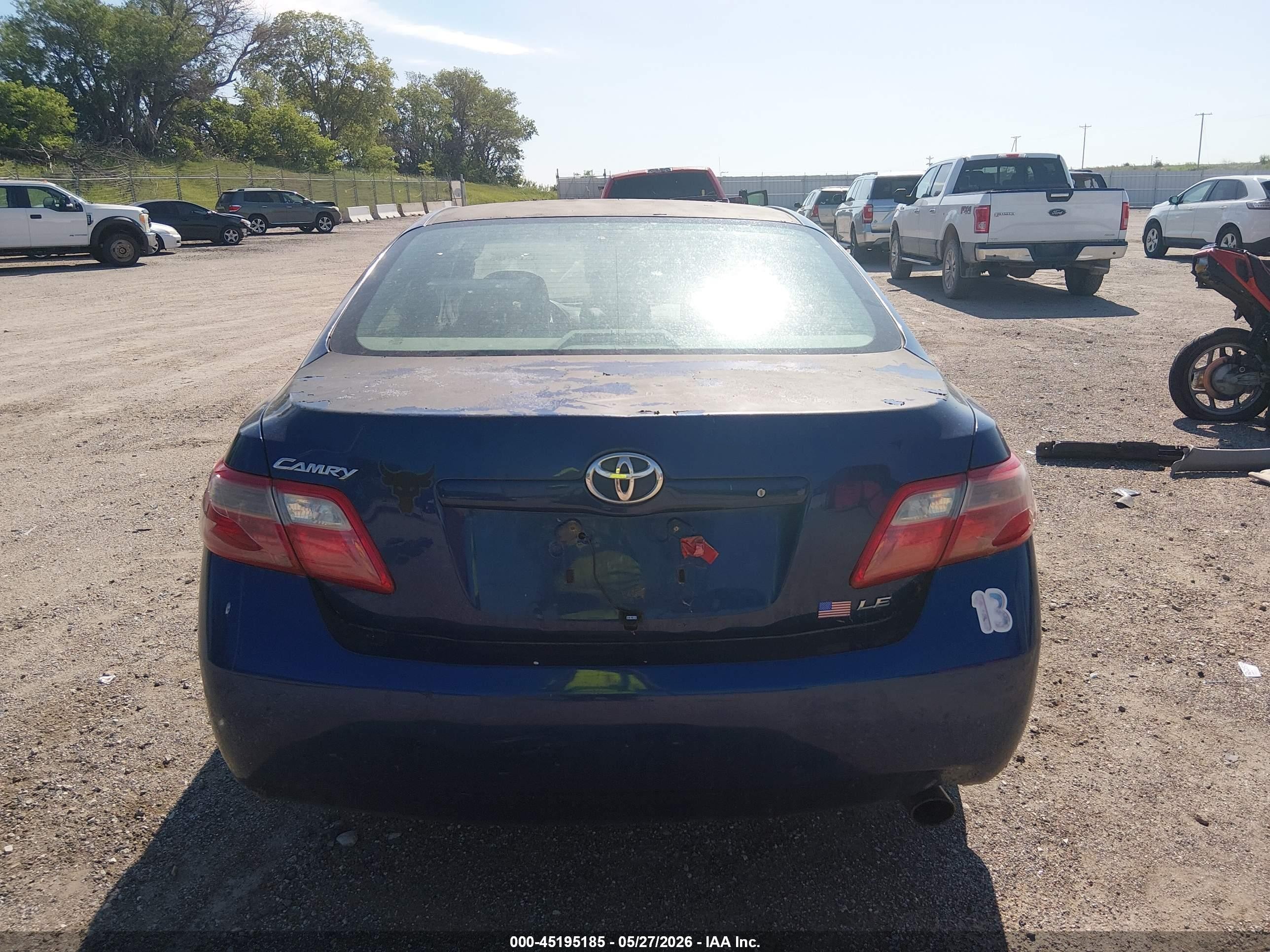 2009 Toyota Camry Le Blue vin: 4T4BE46K79R060214