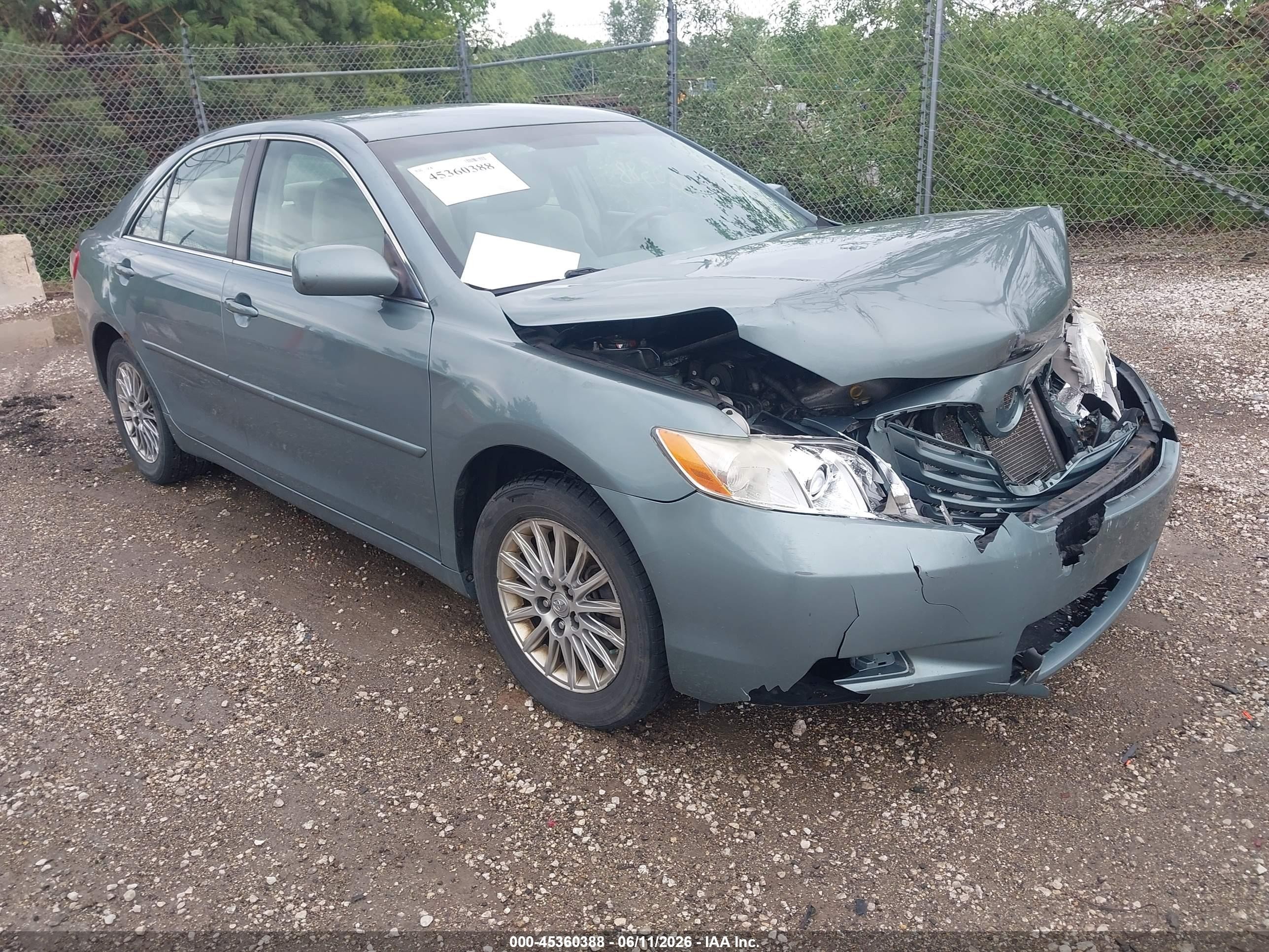 2009 Toyota Camry Le Green vin: 4T4BE46K79R076008