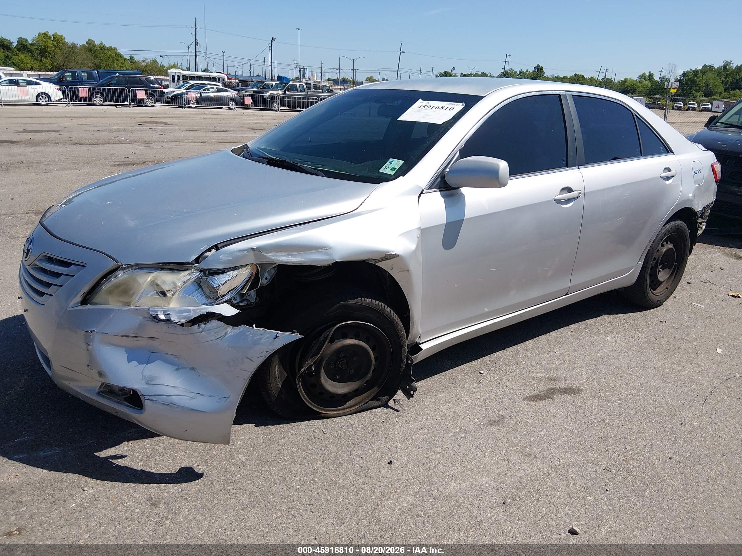 2009 Toyota Camry Le Silver vin: 4T4BE46K79R080978