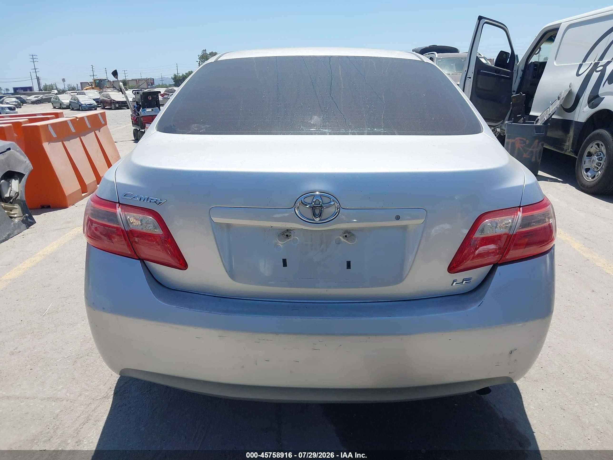 2009 Toyota Camry Le Серебряный vin: 4T4BE46K79R086814