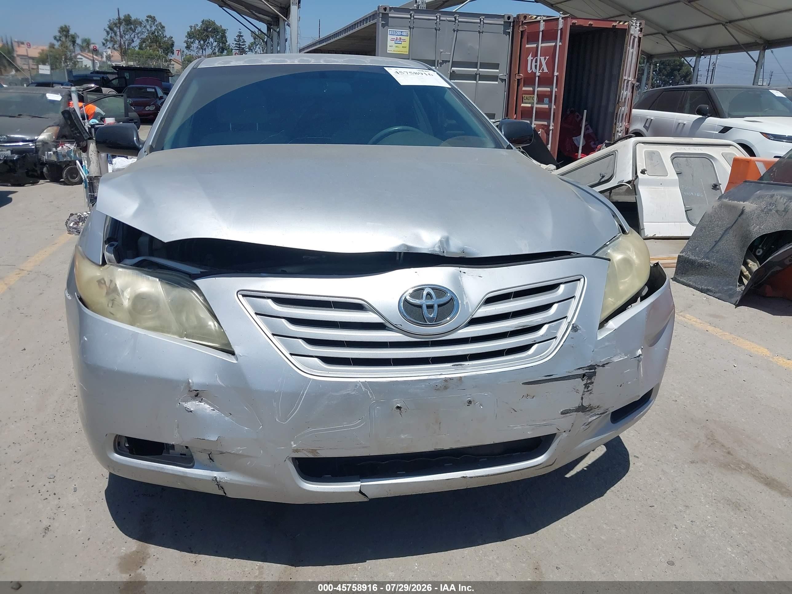 2009 Toyota Camry Le Серебряный vin: 4T4BE46K79R086814