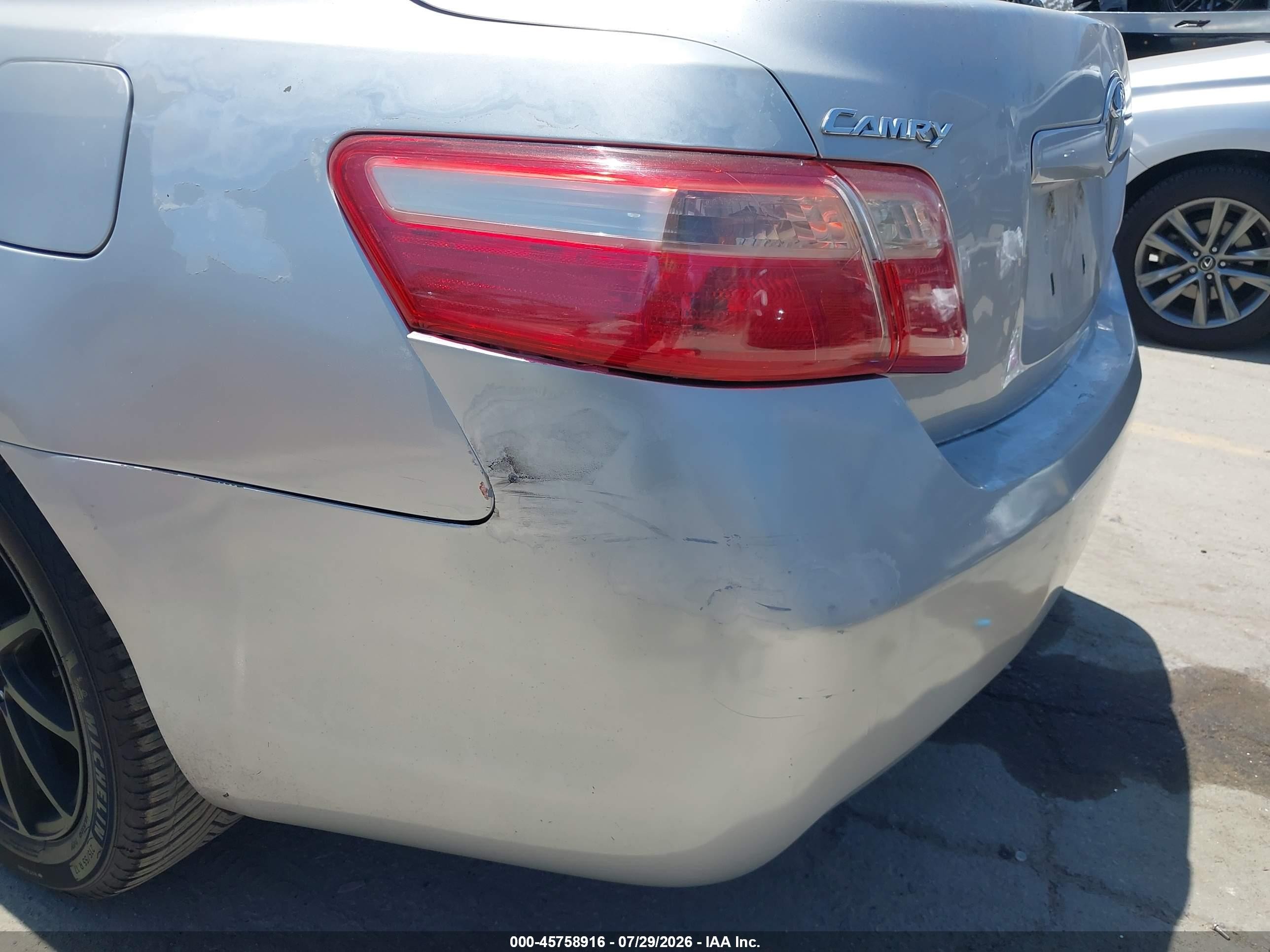2009 Toyota Camry Le Серебряный vin: 4T4BE46K79R086814