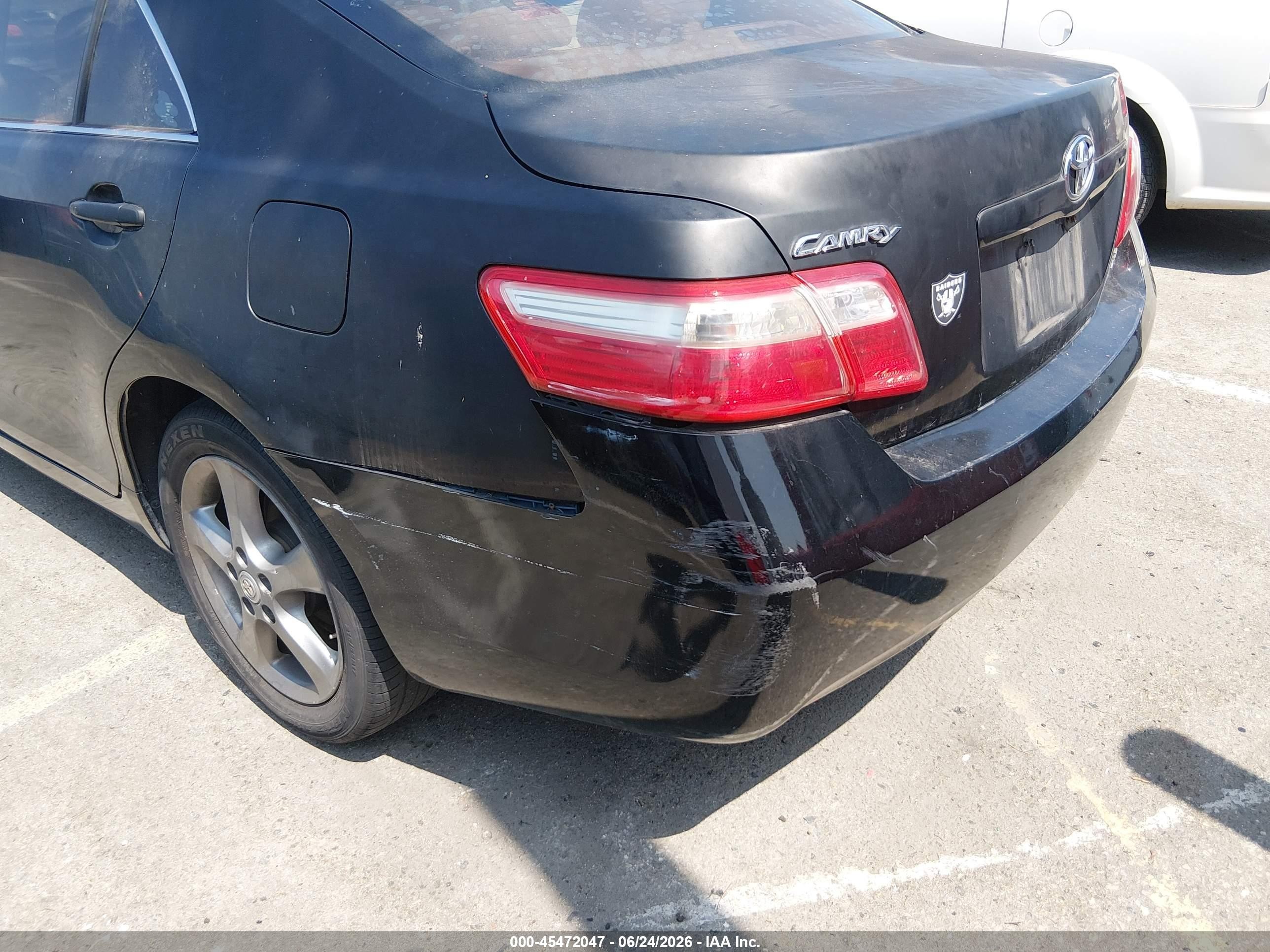 2009 Toyota Camry Le Black vin: 4T4BE46K79R092581