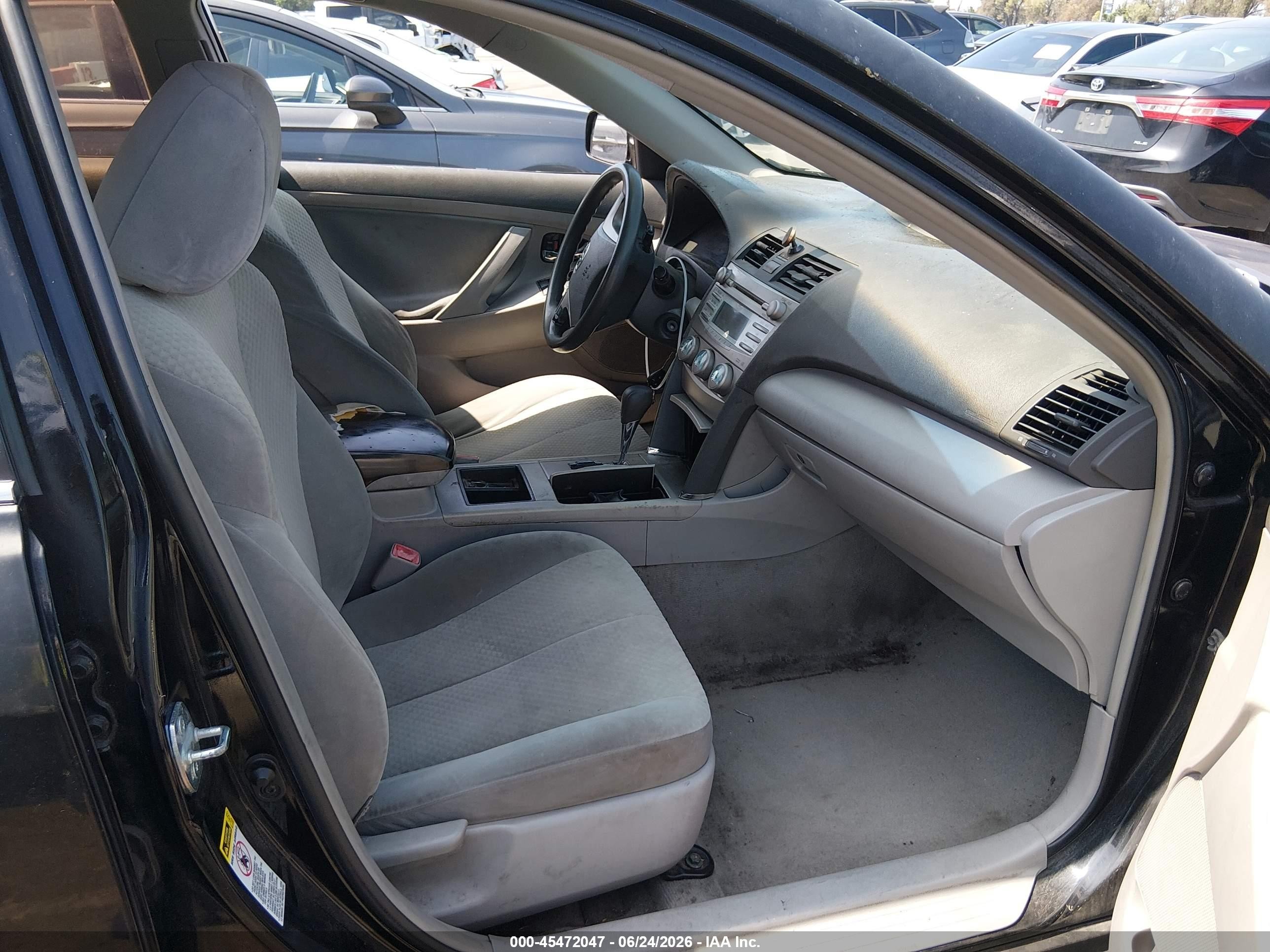 2009 Toyota Camry Le Black vin: 4T4BE46K79R092581
