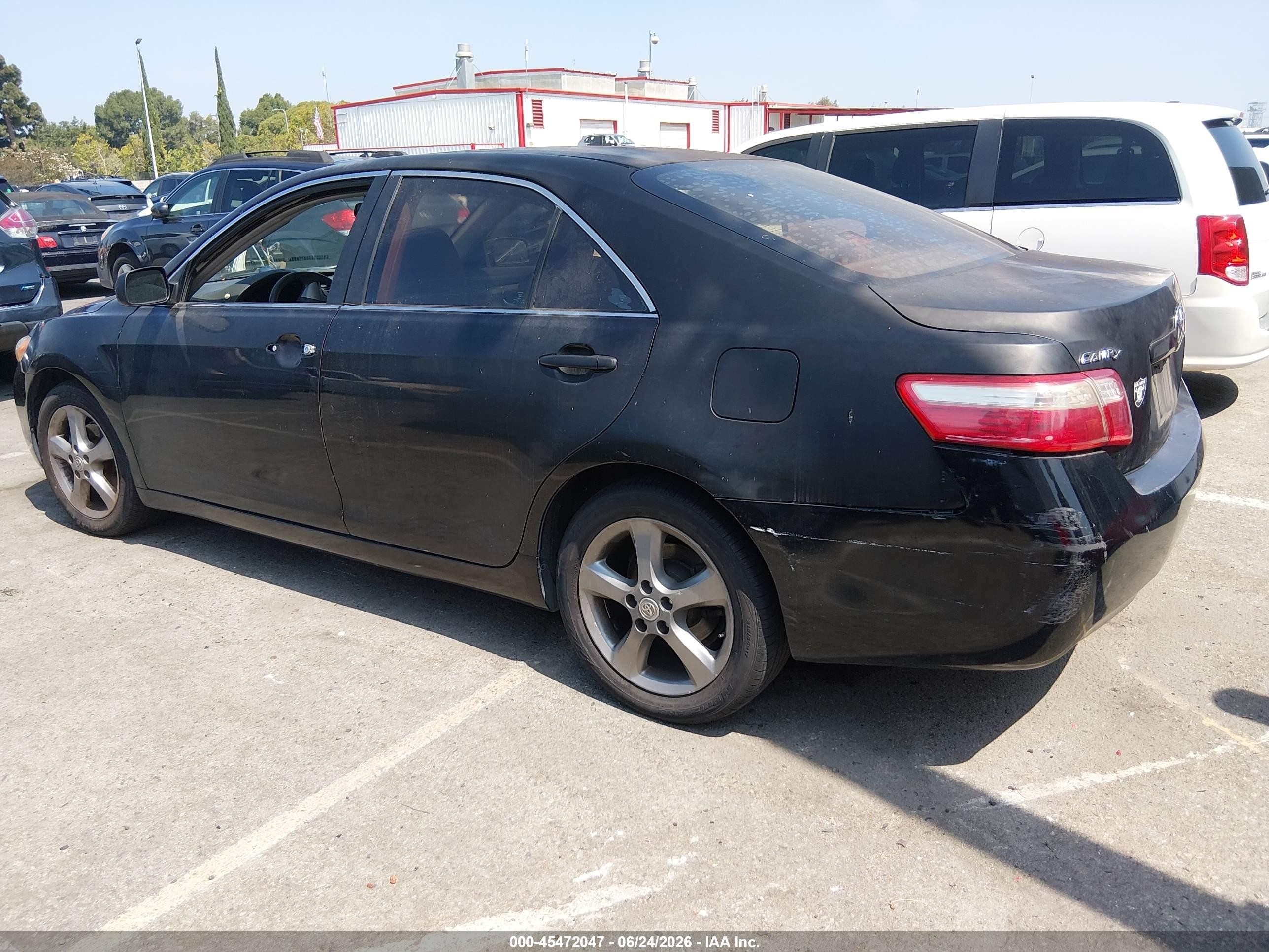 2009 Toyota Camry Le Black vin: 4T4BE46K79R092581