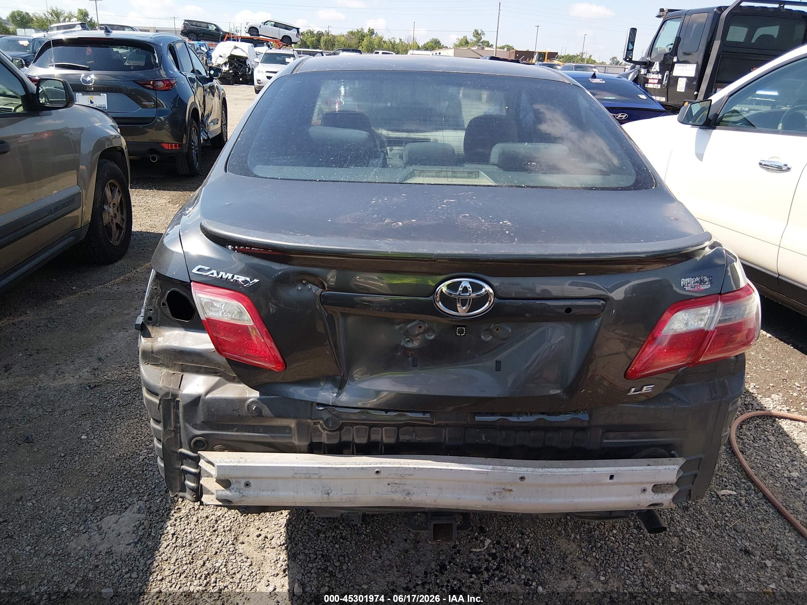 2009 Toyota Camry Le Gray vin: 4T4BE46K79R119780