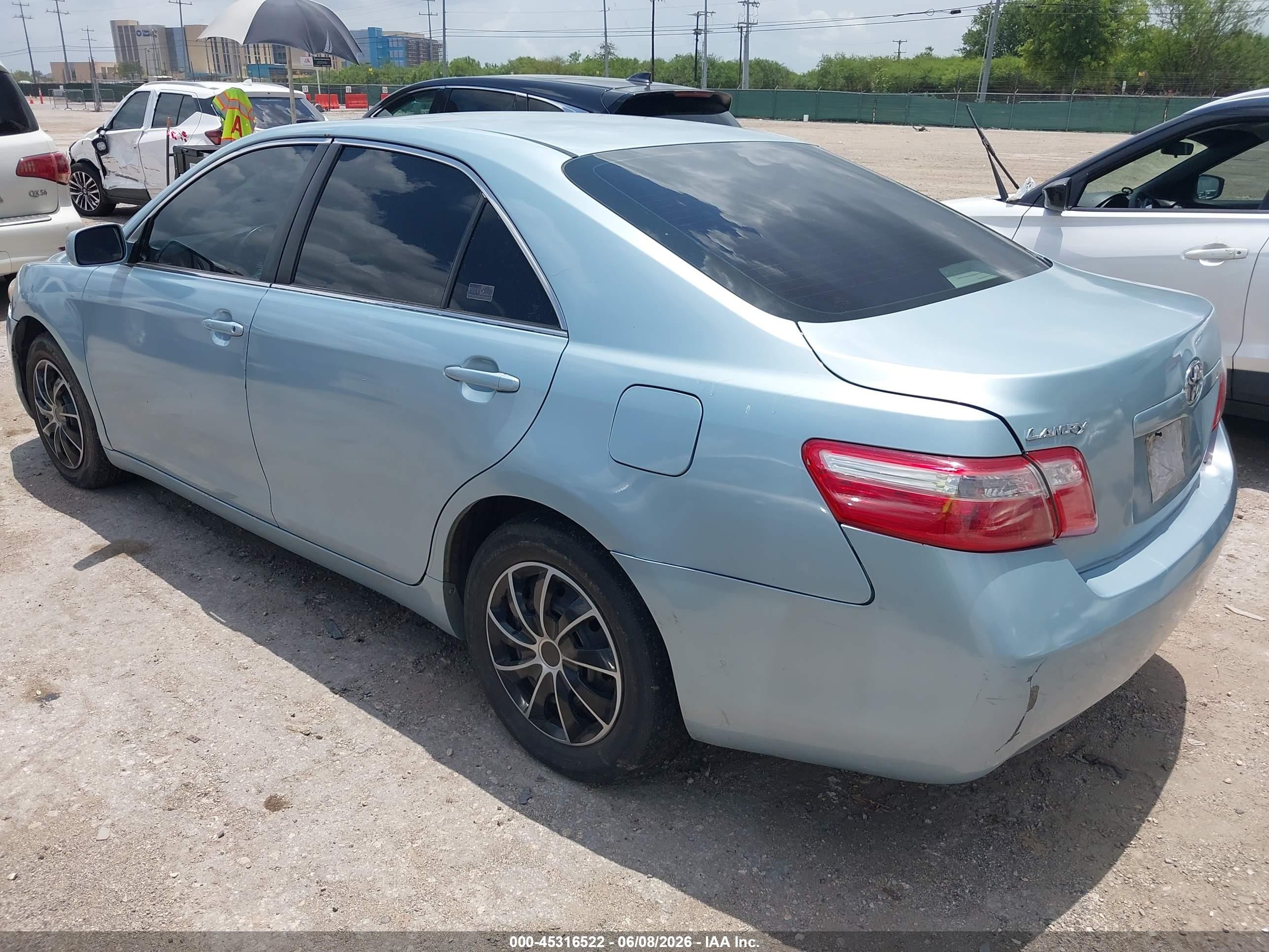 2009 Toyota Camry Le Синий vin: 4T4BE46K79R132884