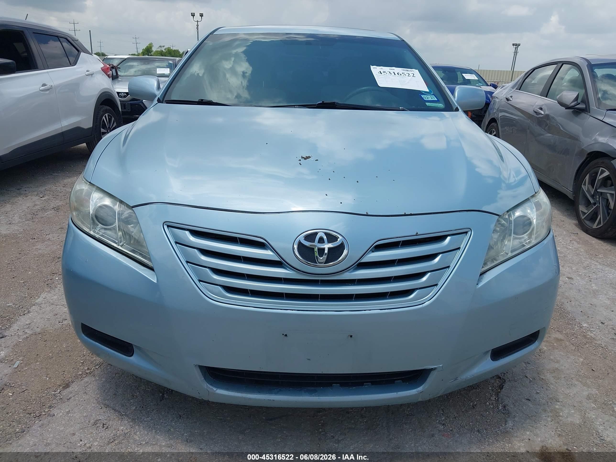 2009 Toyota Camry Le Синий vin: 4T4BE46K79R132884