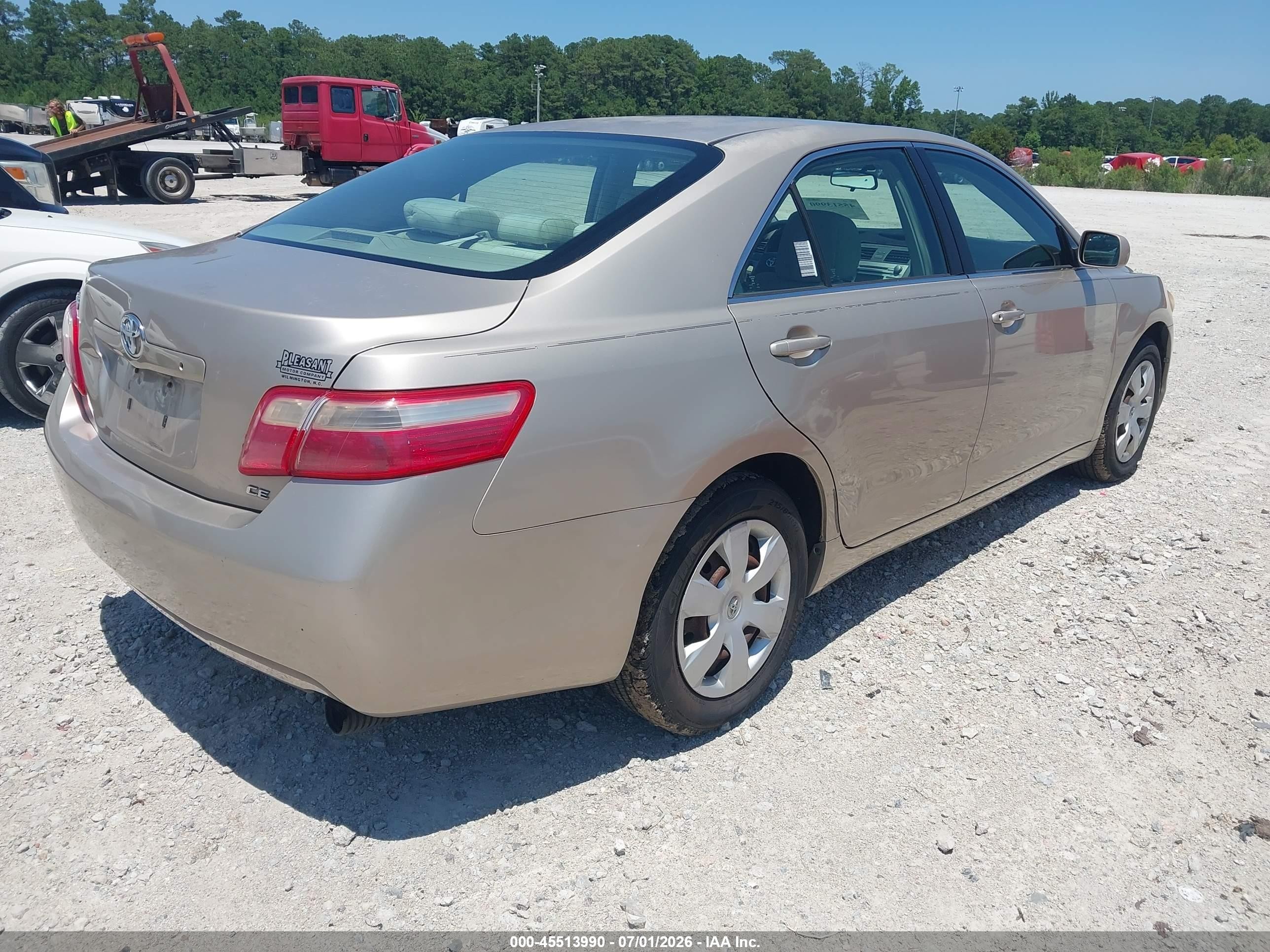 2007 Toyota Camry Ce Brown vin: 4T4BE46K87R009205