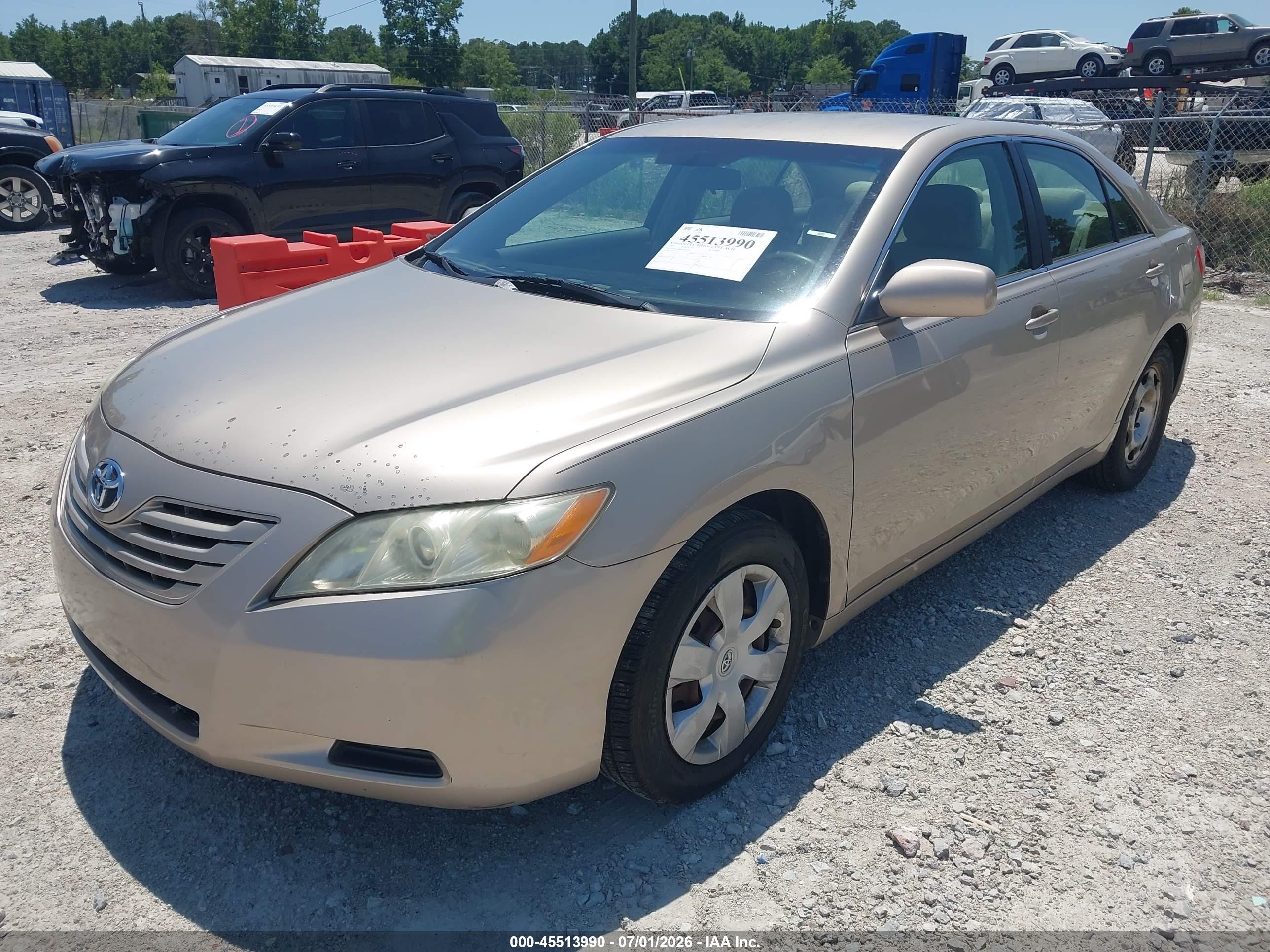 2007 Toyota Camry Ce Brown vin: 4T4BE46K87R009205