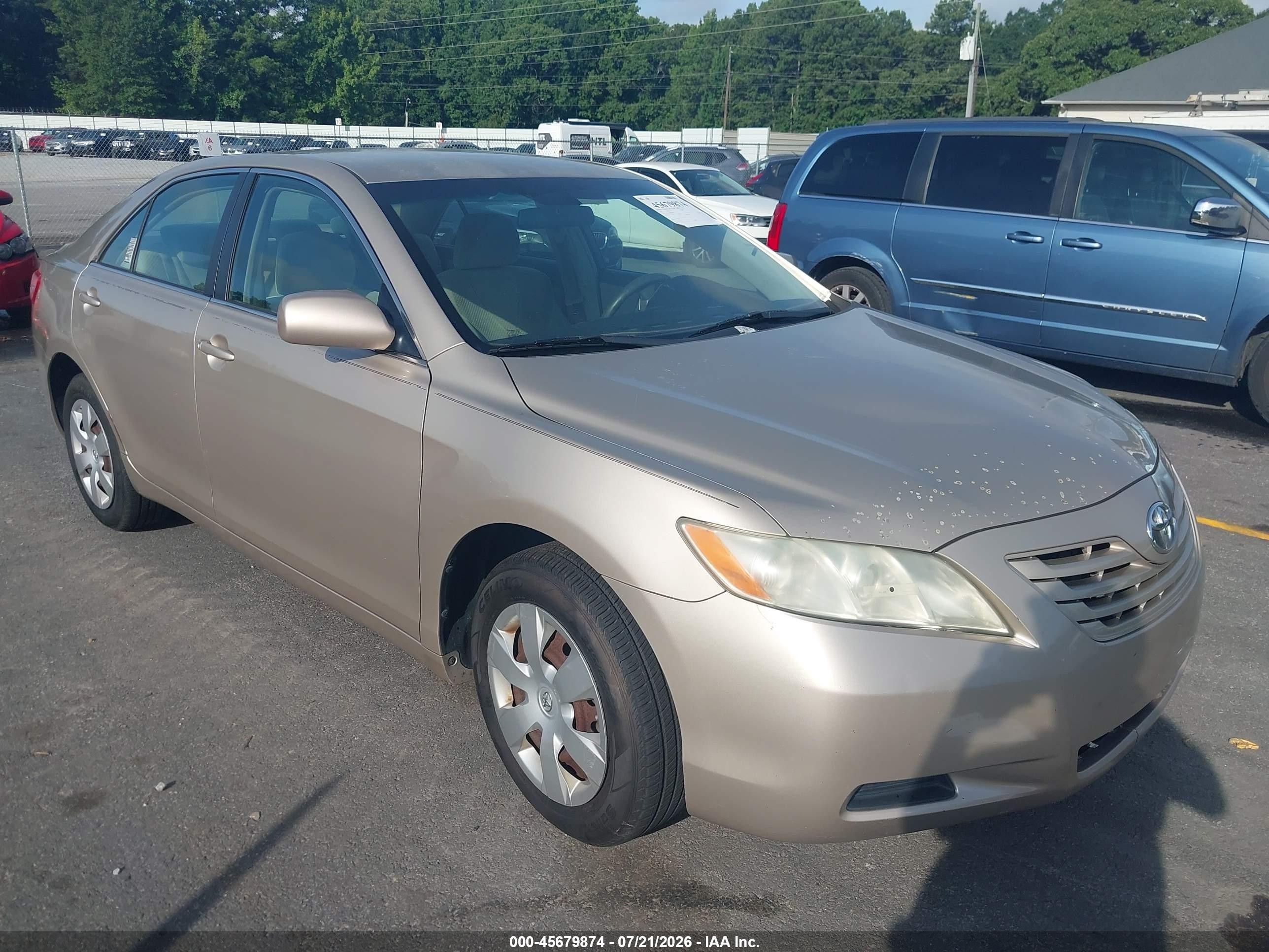 2007 Toyota Camry Ce Gold vin: 4T4BE46K87R009205