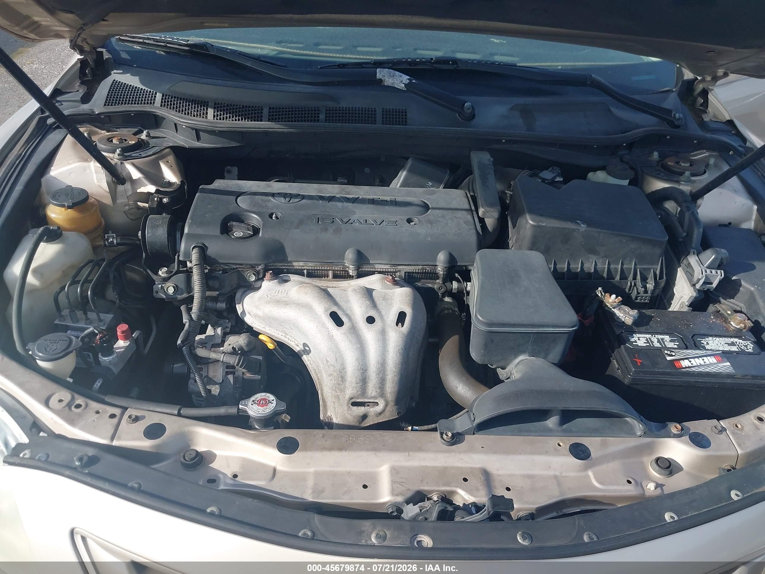 2007 Toyota Camry Ce Gold vin: 4T4BE46K87R009205